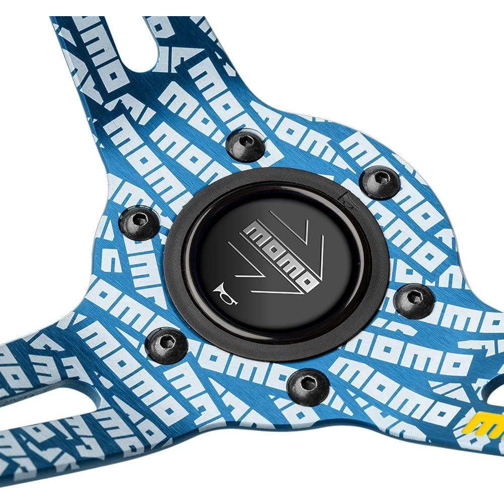 Volante MOMO Motorsport Ultra Street 350mm Microfibra Azul