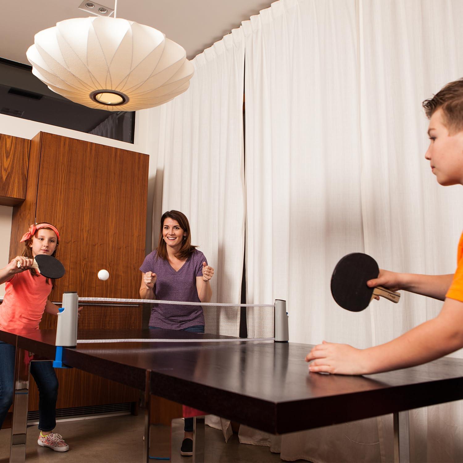 Set de Tenis de Mesa Champion Sports Anywhere, 2 Palas y Red