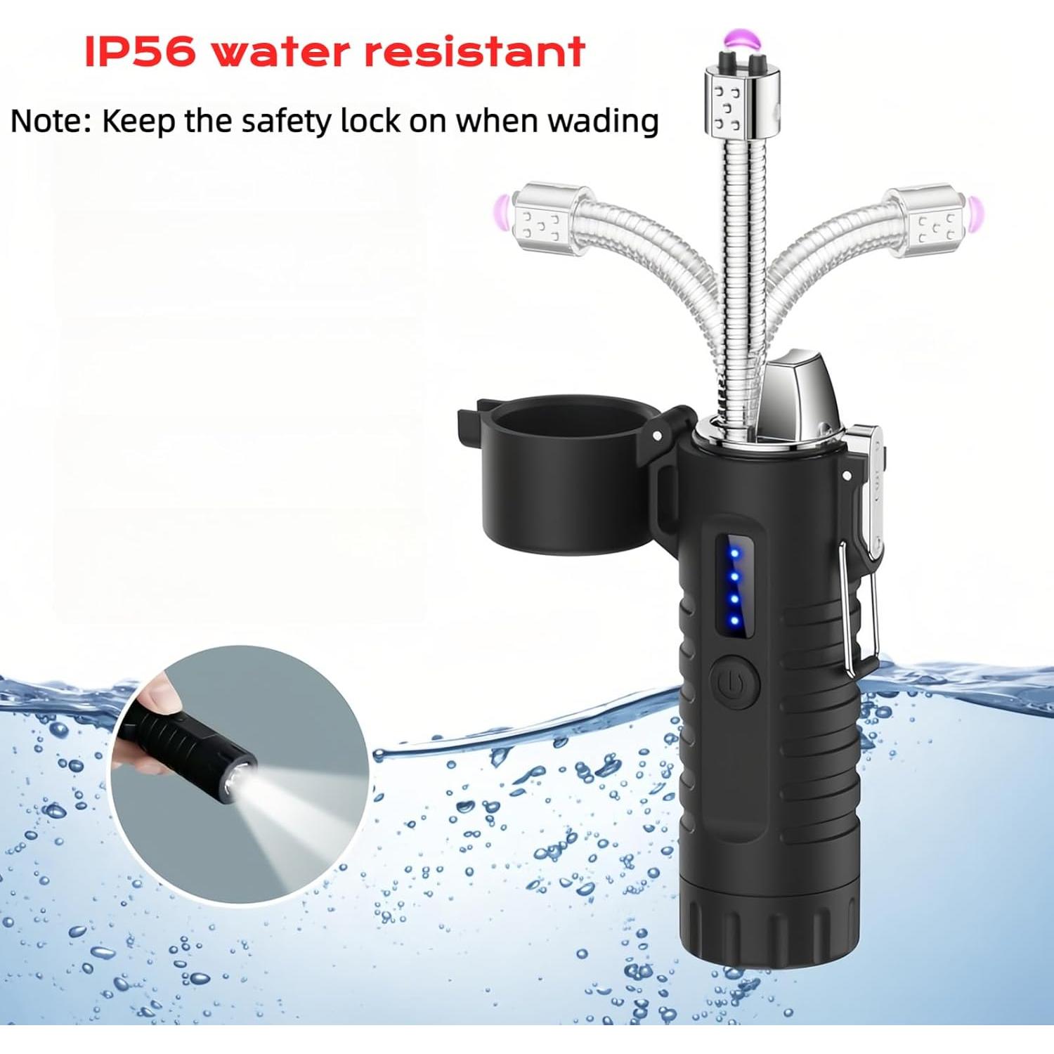 Encendedor Eléctrico NINSI F51 USB C Resistente al Agua