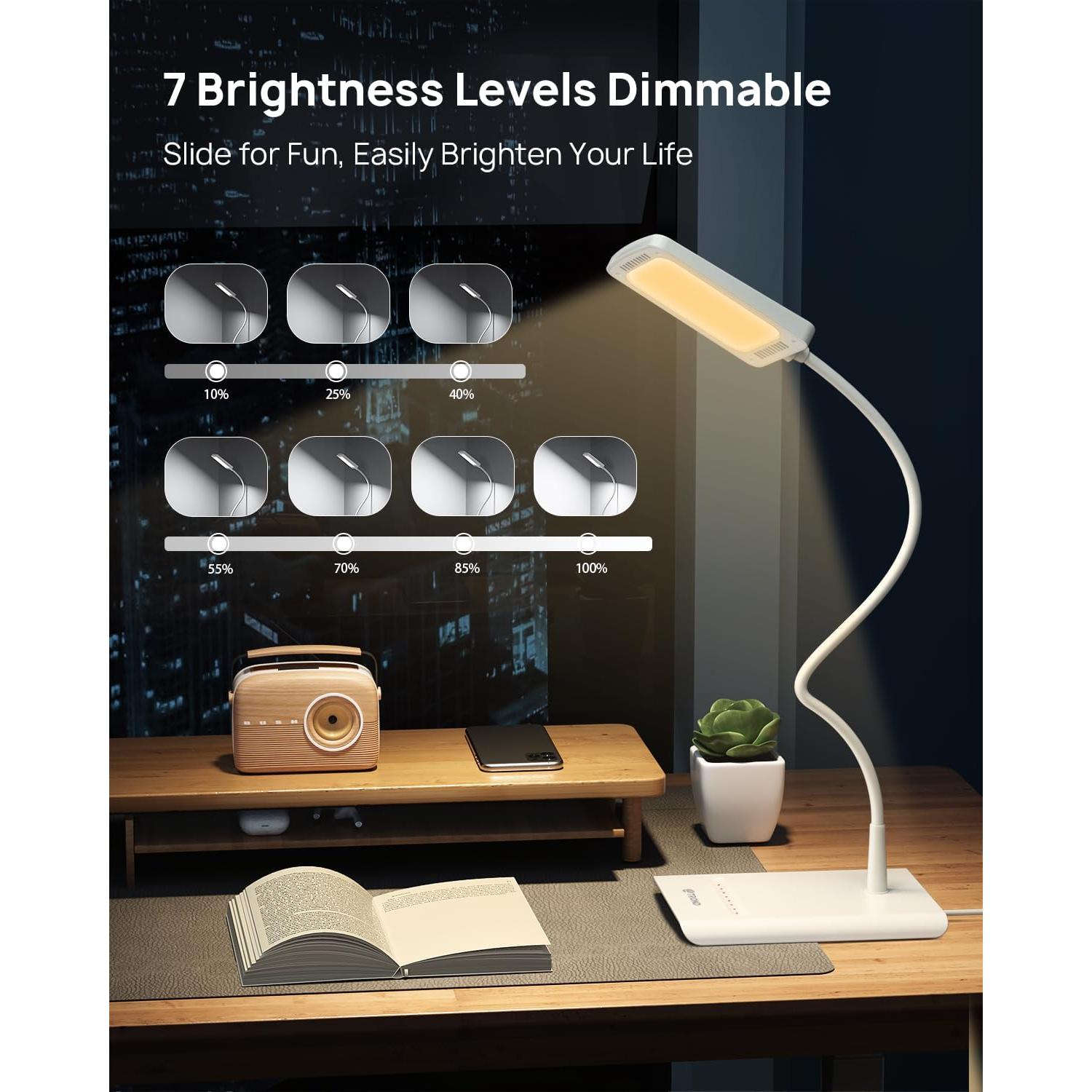 Lámpara de Escritorio LED TROND Regulable 10W 900 Lúmenes