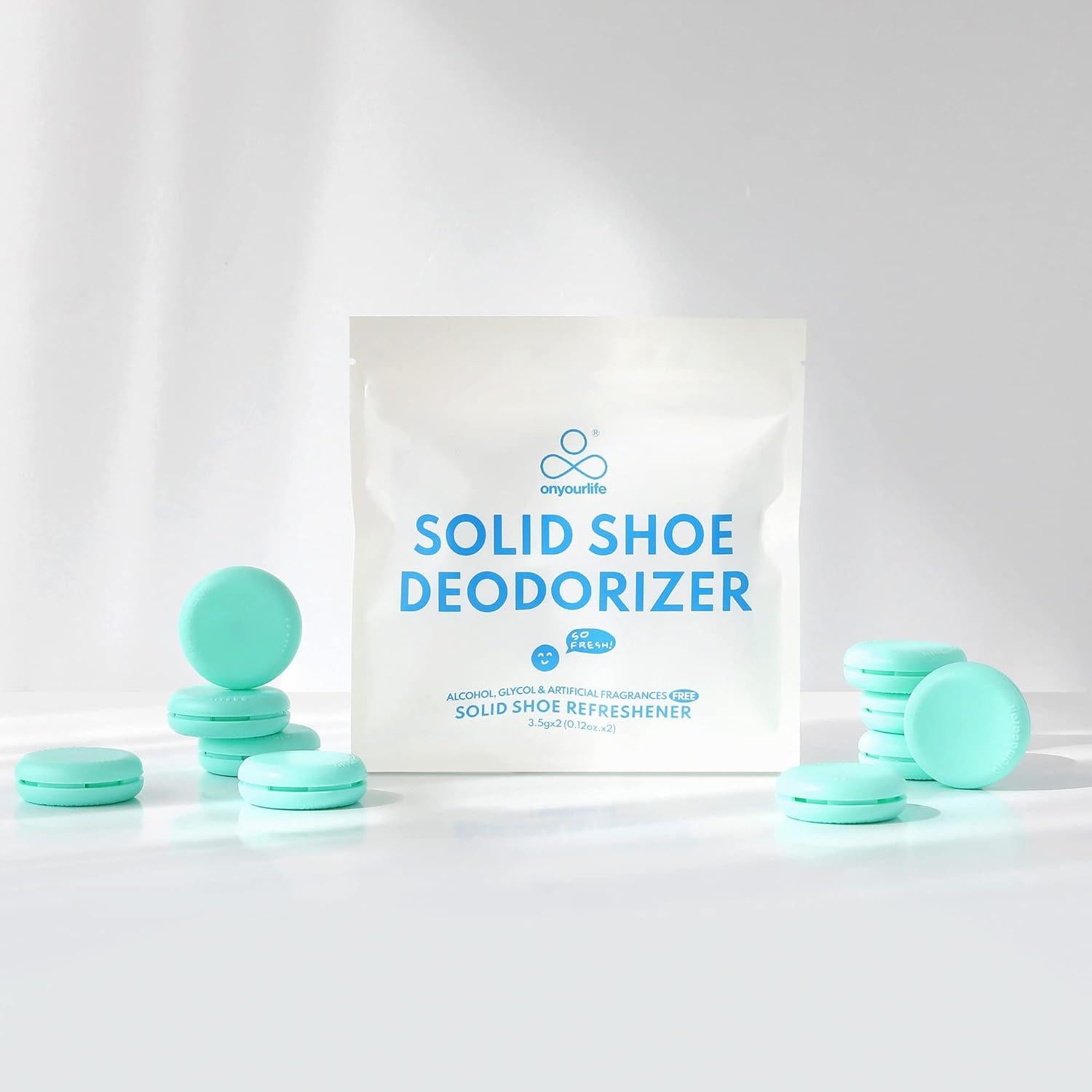 Bolas Desodorantes Naturales OnYourLife - Eliminador de Olores para Zapatos, 2 Piezas