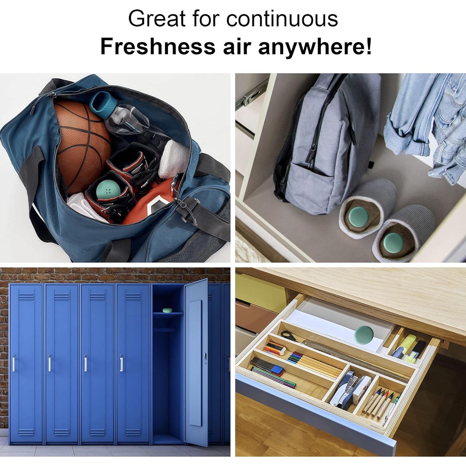 Bolas Desodorantes Naturales OnYourLife - Eliminador de Olores para Zapatos, 2 Piezas