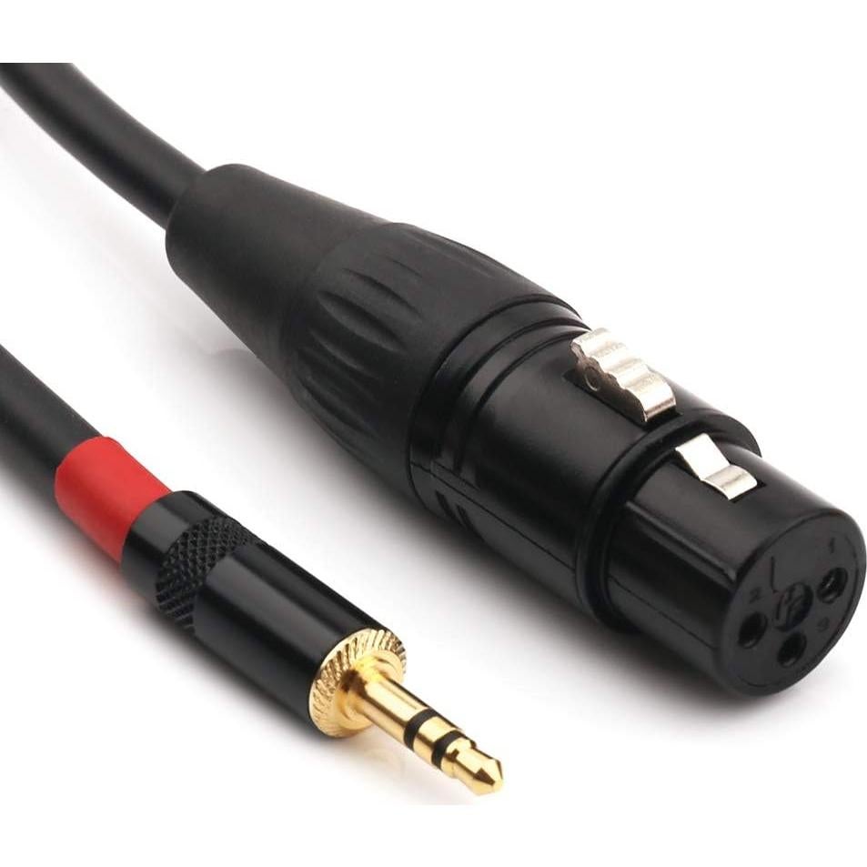 Cable de Micrófono NANYI 3.5mm a XLR Hembra 0.2M