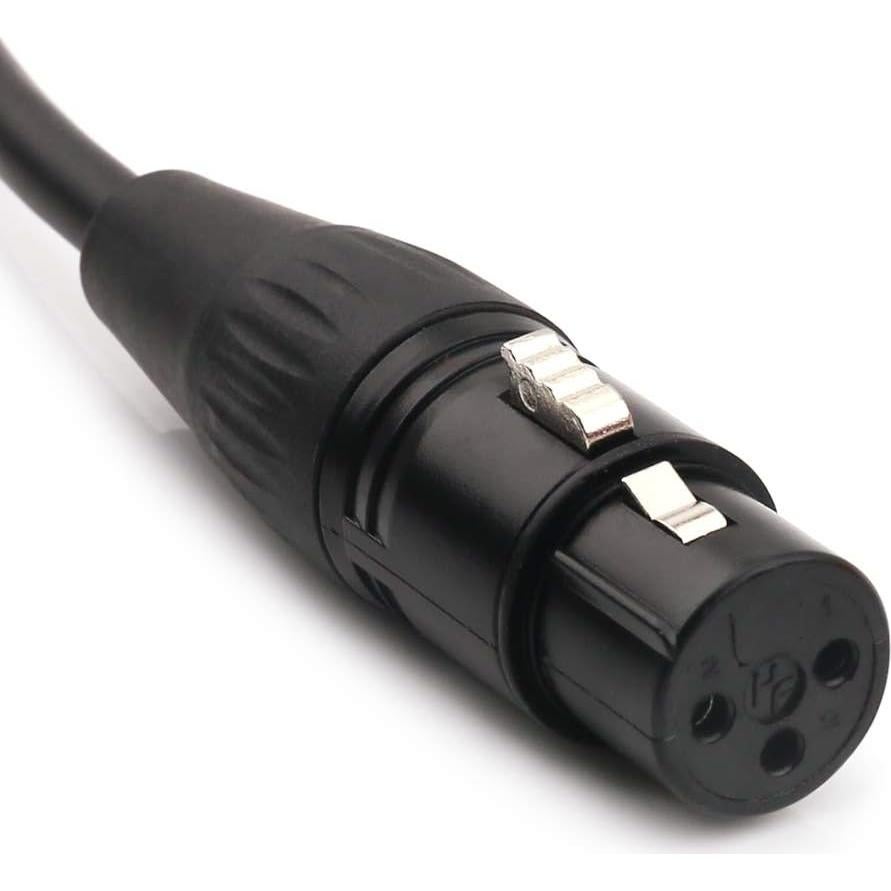 Cable de Micrófono NANYI 3.5mm a XLR Hembra 0.2M