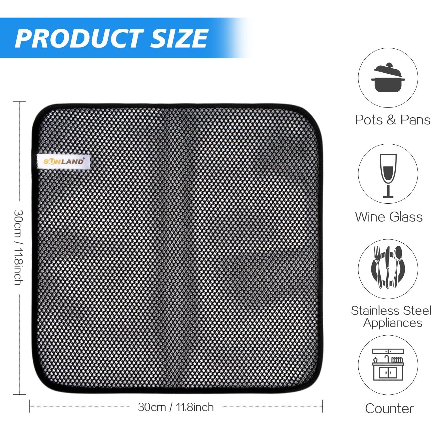 Paños de Cocina SUNLAND 6 Unidades 30x30cm Malla Doble Capa