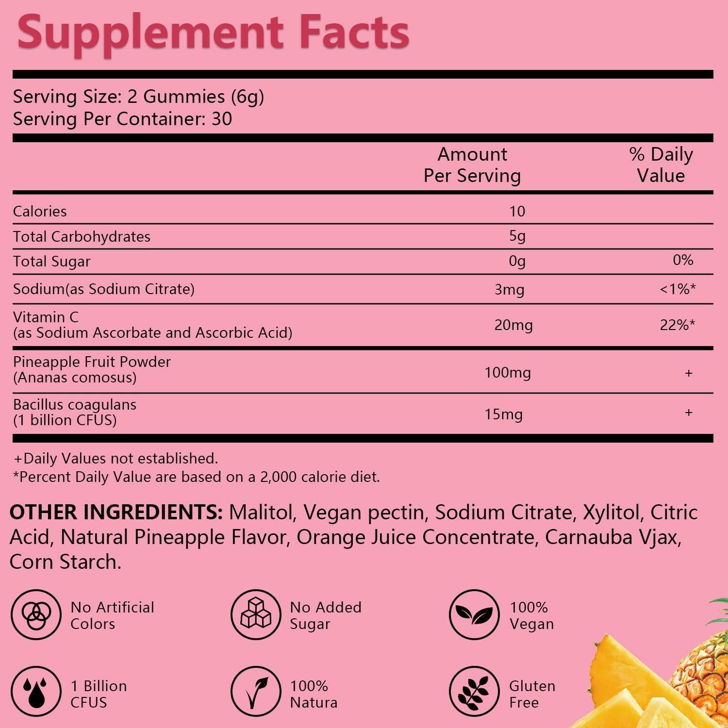 Gomitas de Equilibrio Femenino Premium Josmon - Piña Hawaiana 60 Unidades