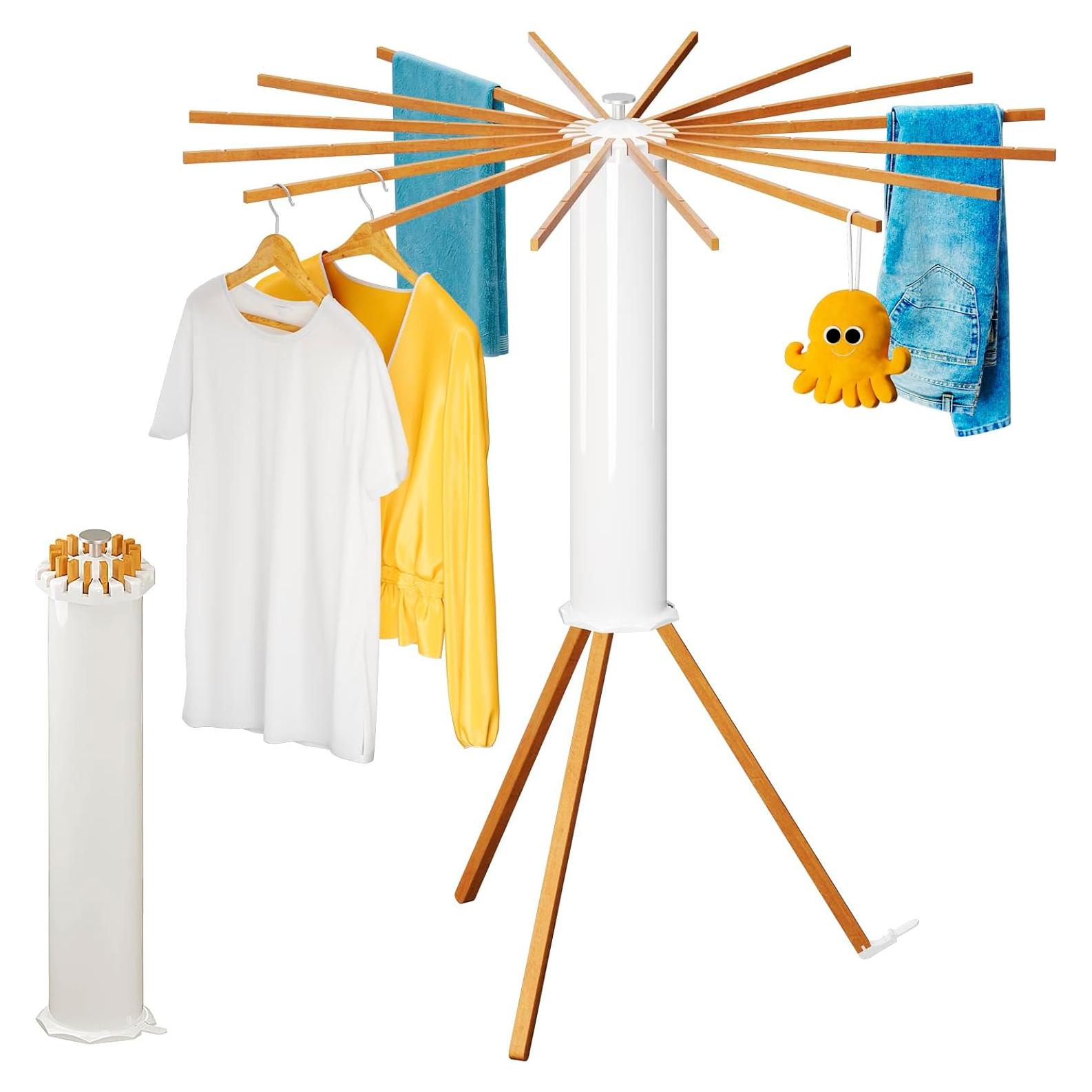 Soporte de Secado de Ropa Tripode SKIKEN Expandible 16 Varillas