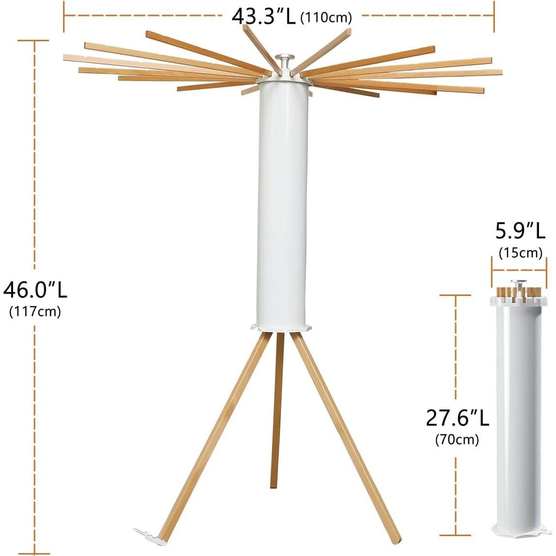 Soporte de Secado de Ropa Tripode SKIKEN Expandible 16 Varillas