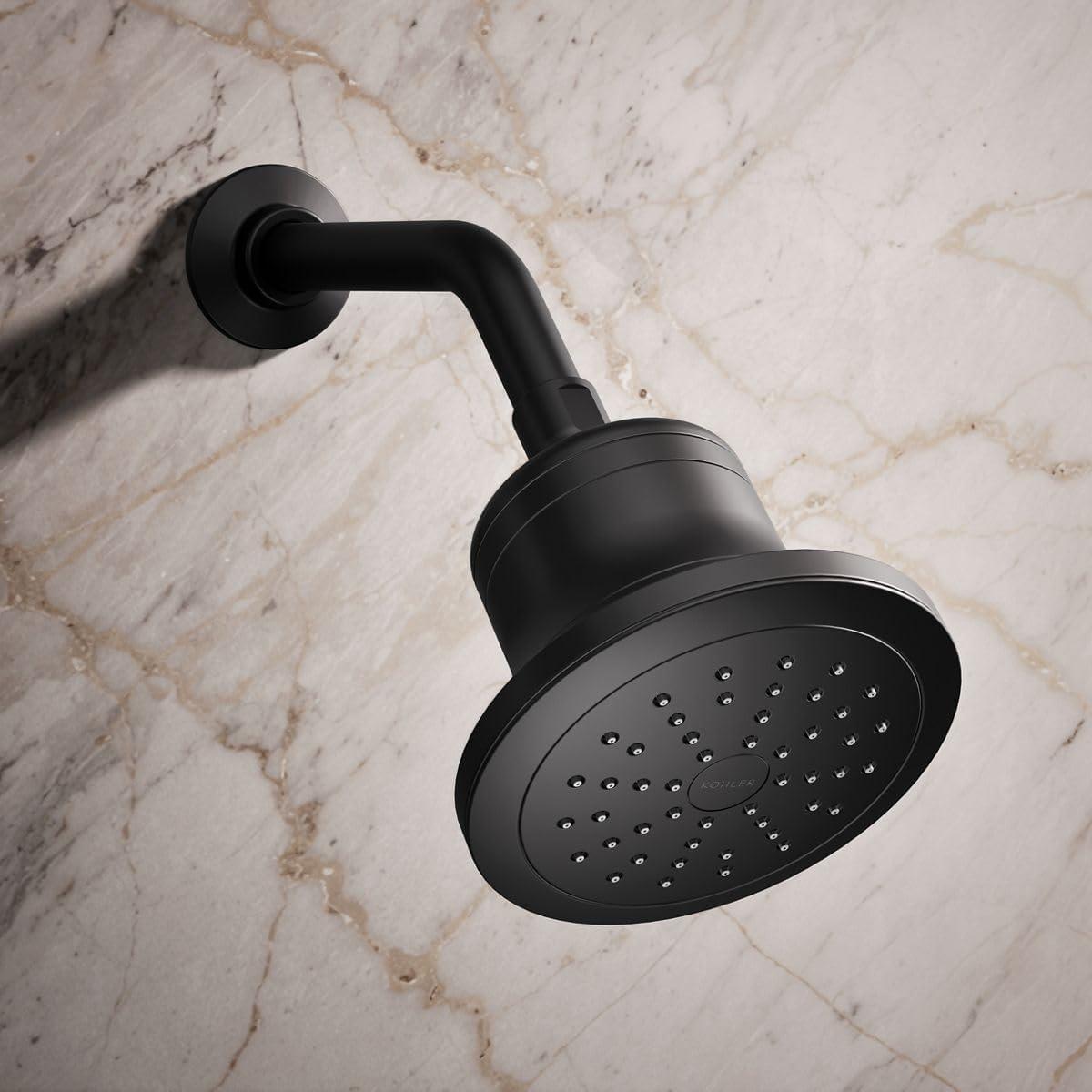 Cabezal de Ducha Filtrado KOHLER Cinq 1.75 GPM Negro Mate