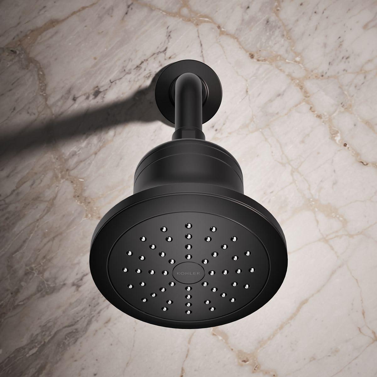 Cabezal de Ducha Filtrado KOHLER Cinq 1.75 GPM Negro Mate