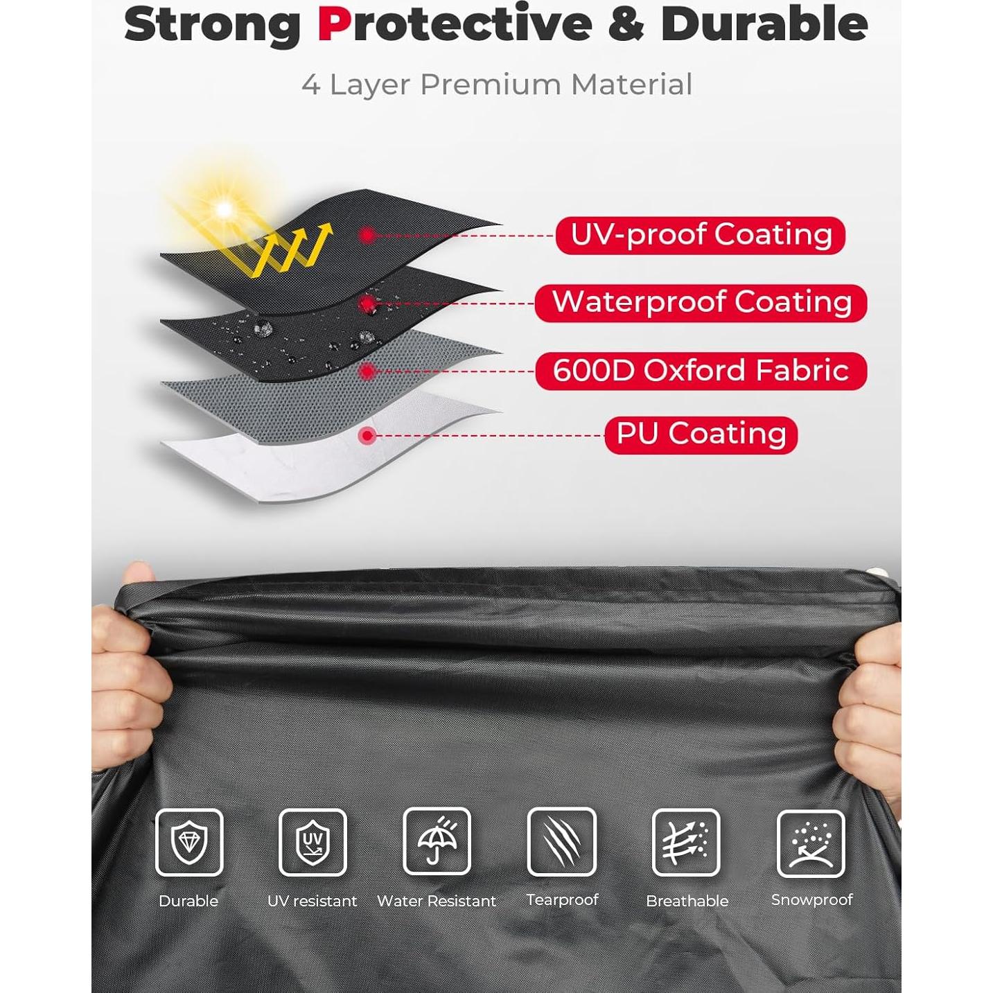 Cubierta para Carro de Golf KEMIMOTO 2-4 Pasajeros Impermeable