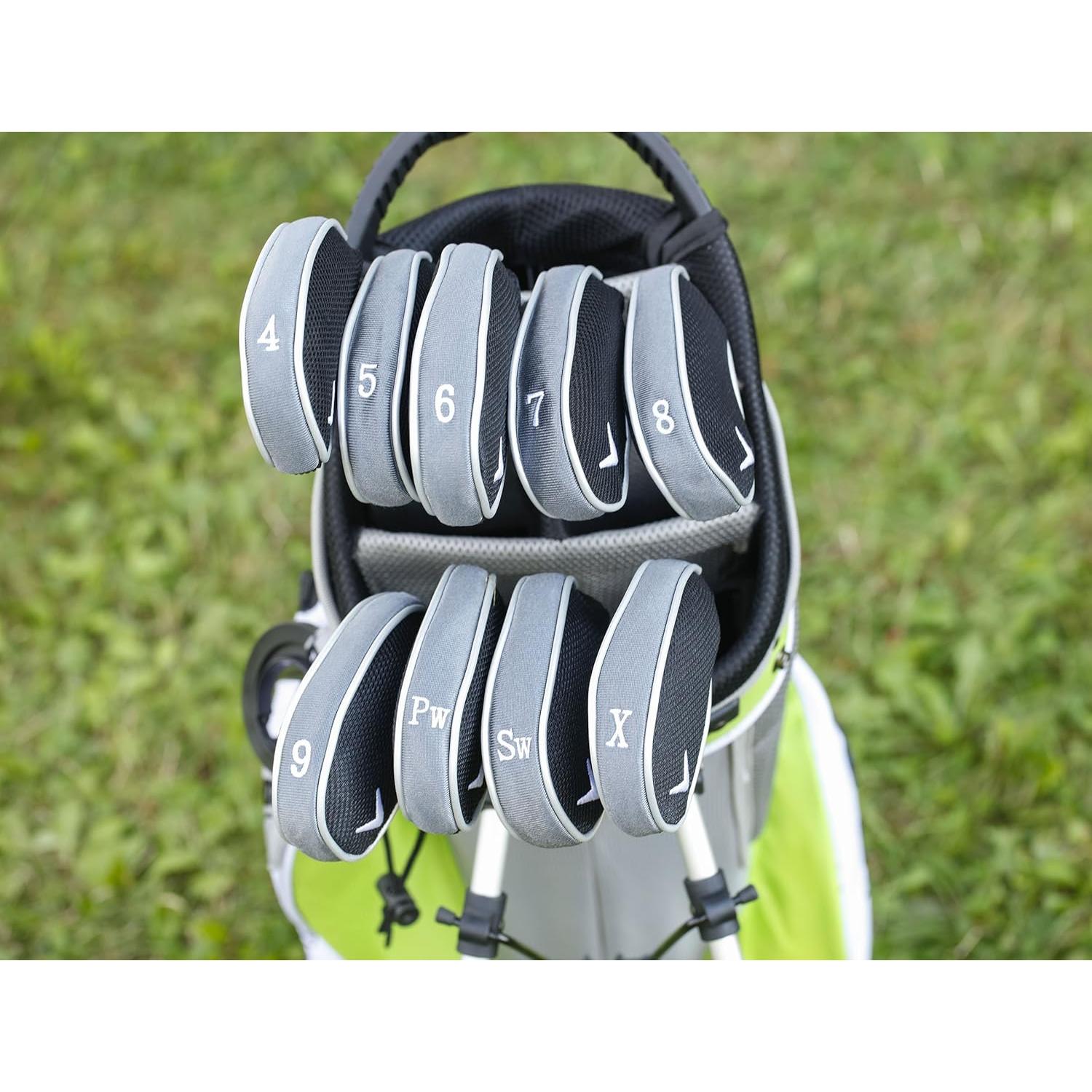 Cubiertas de Cabeza de Hierro Callaway 9 piezas Gris