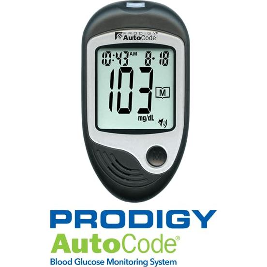 Tiras de Prueba PRODIGY 100ct con Medidor Hablante