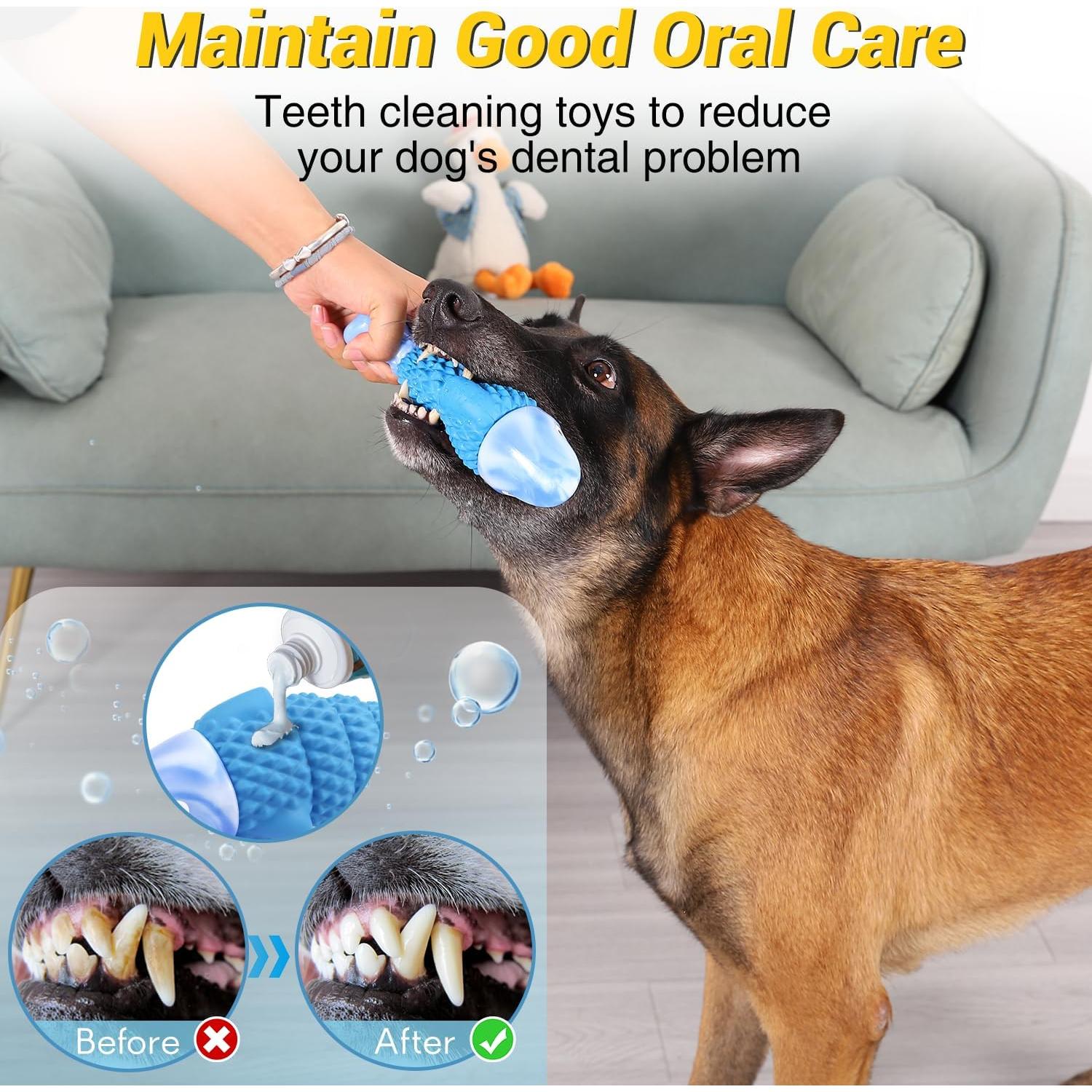 Juguete para Perros WinTour Tiburón Azul Masticable 20-36 kg