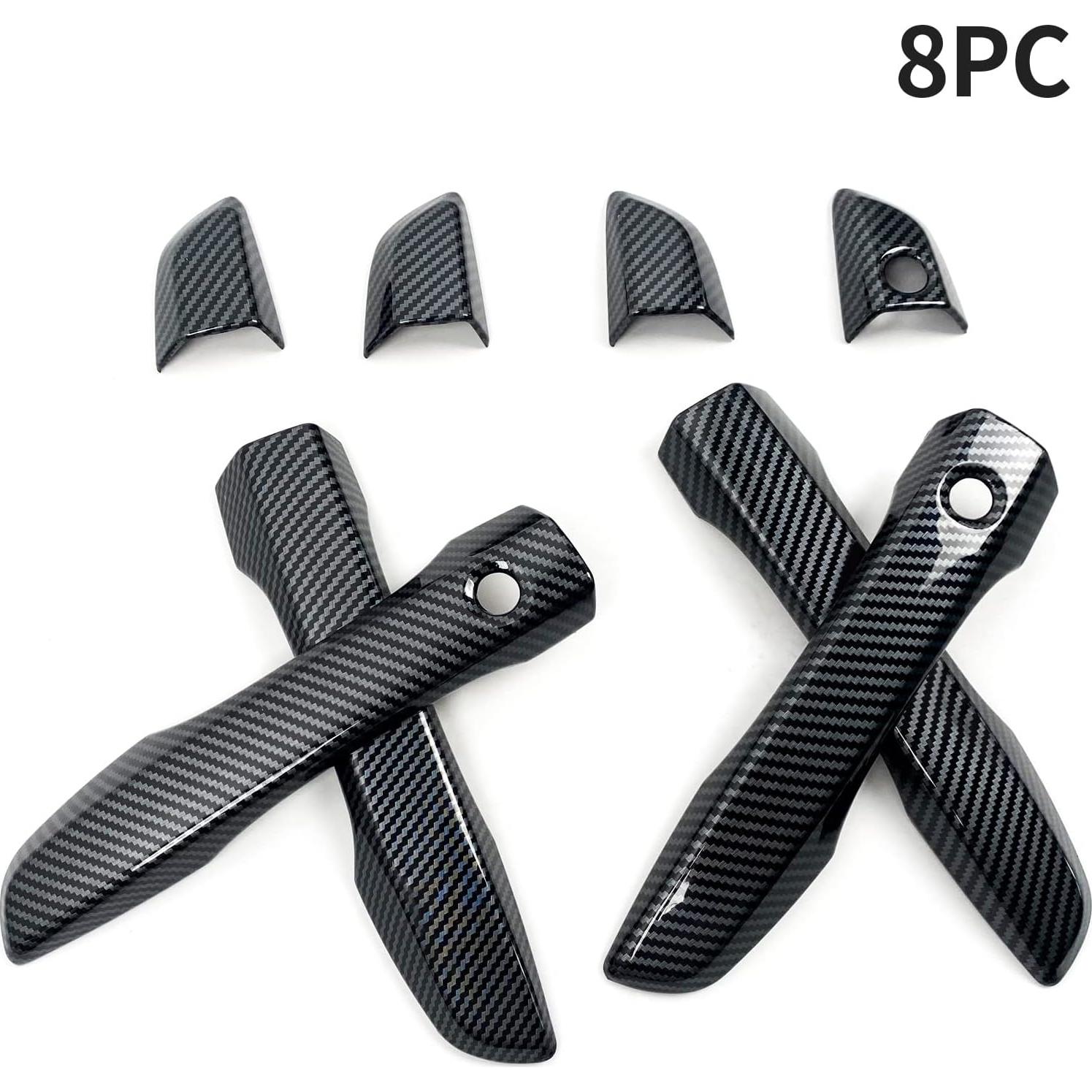 Cubierta de Manija de Puerta Honda Civic 10ª Gen 2016-2021 Fibra de Carbono