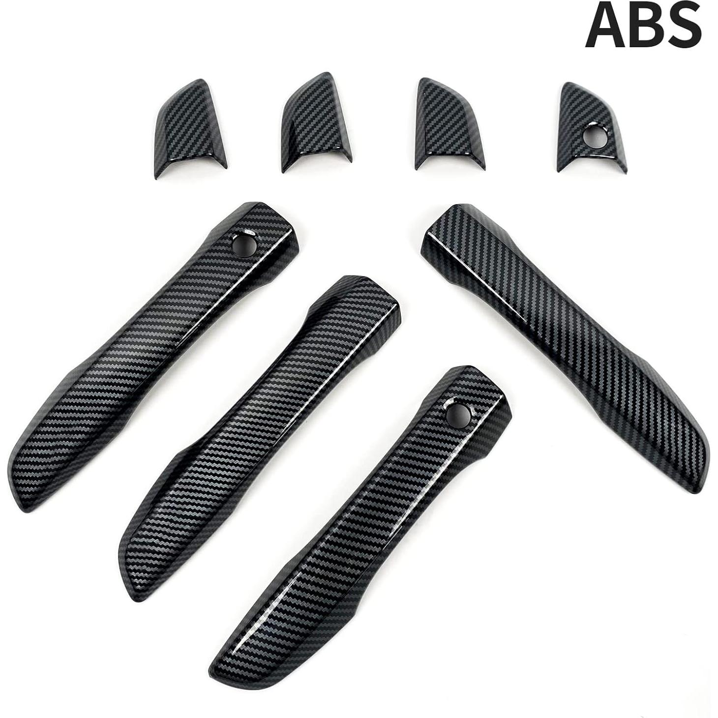 Cubierta de Manija de Puerta Honda Civic 10ª Gen 2016-2021 Fibra de Carbono