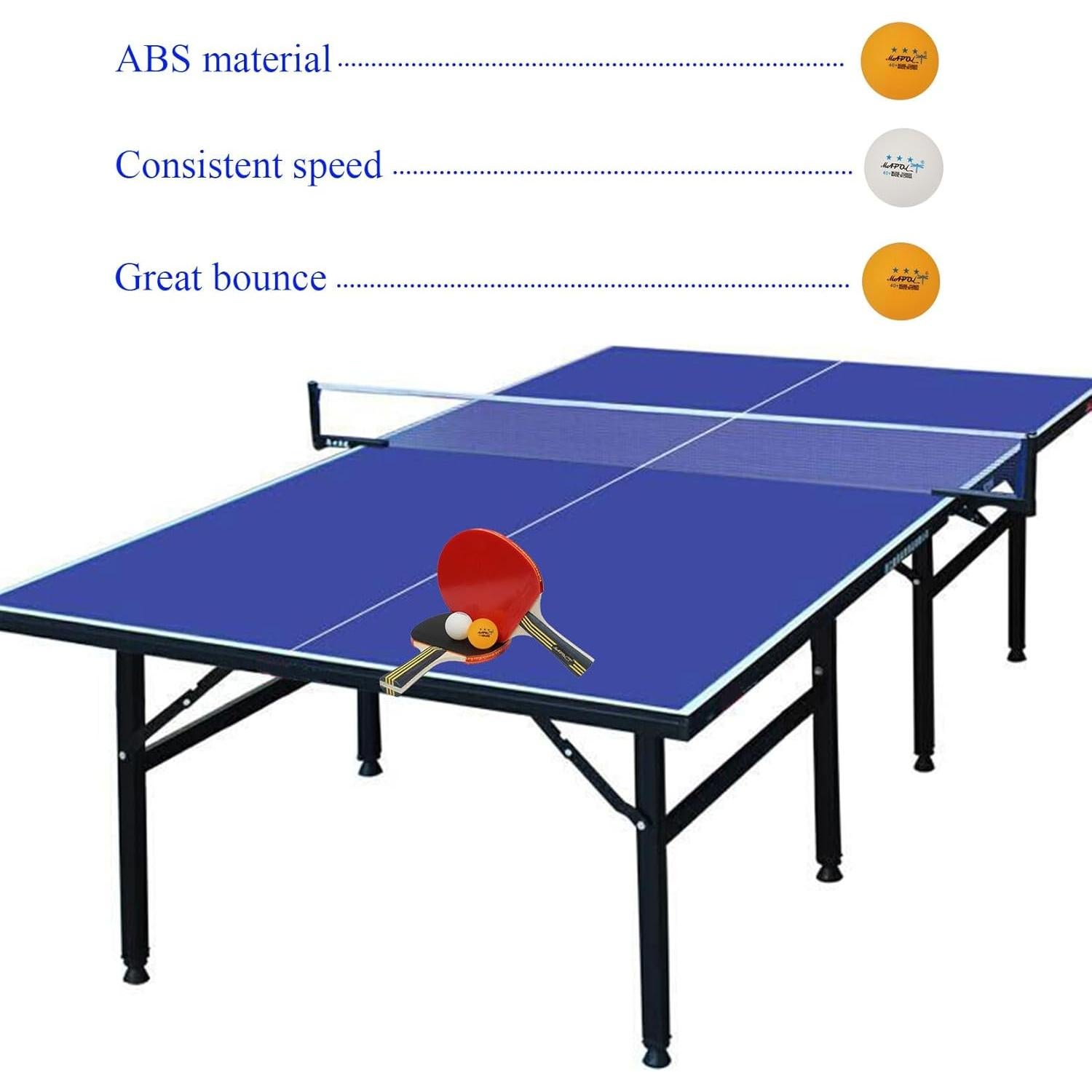 Pelotas de Tenis de Mesa MAPOL 200 Naranjas 3 Estrellas