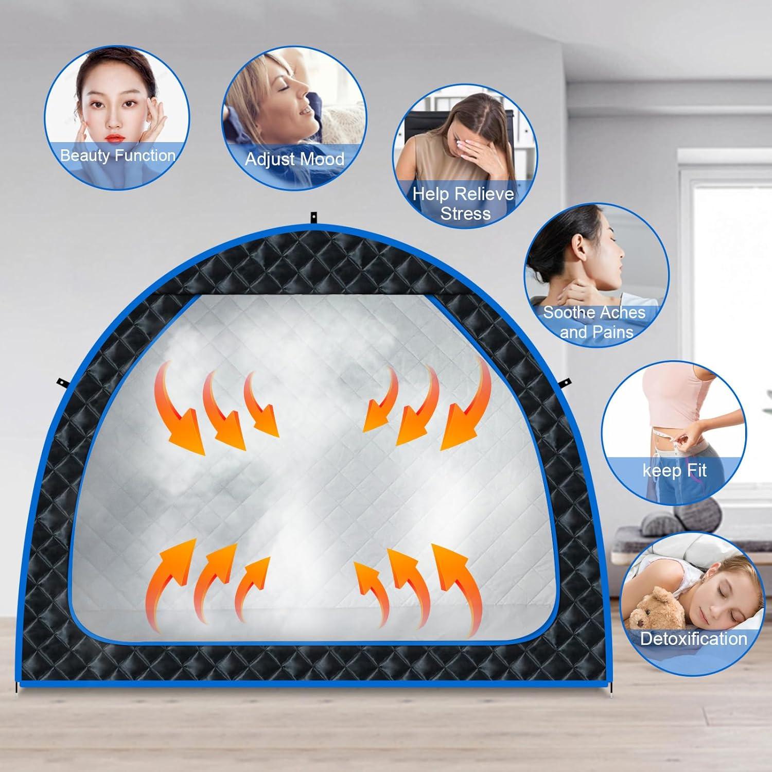 Sauna de Vapor Portátil Smartmak para 3 Personas