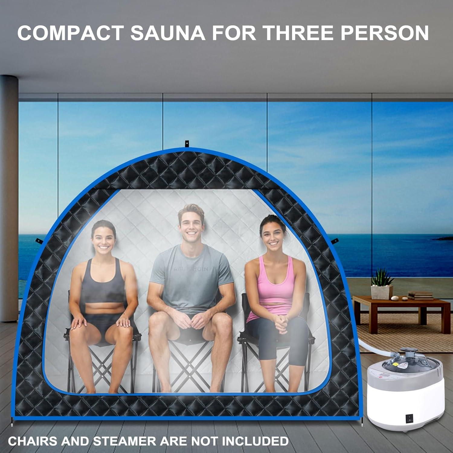Sauna de Vapor Portátil Smartmak para 3 Personas