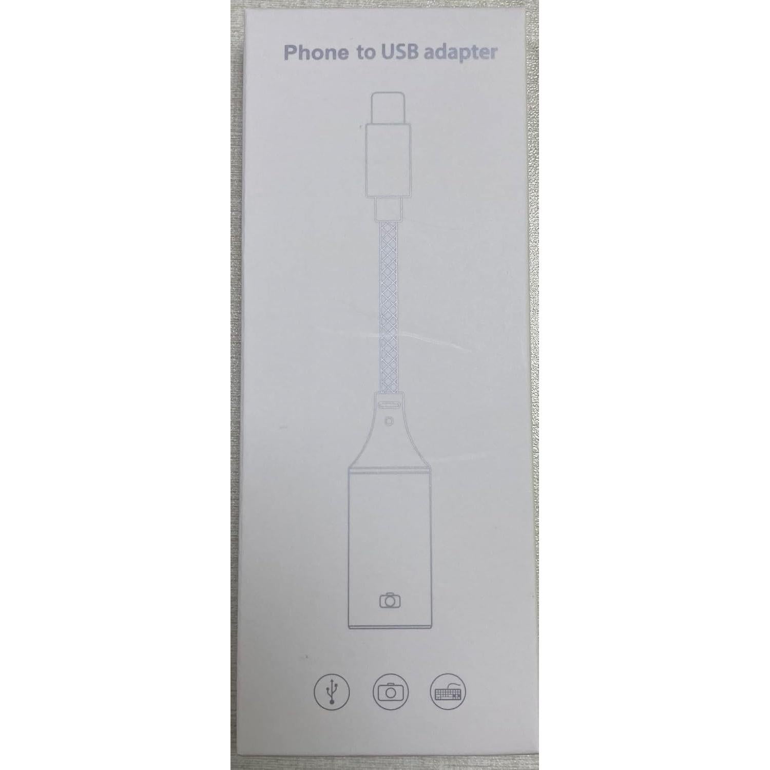 Adaptador Lightning a USB IVSHOWCO OTG para iPhone