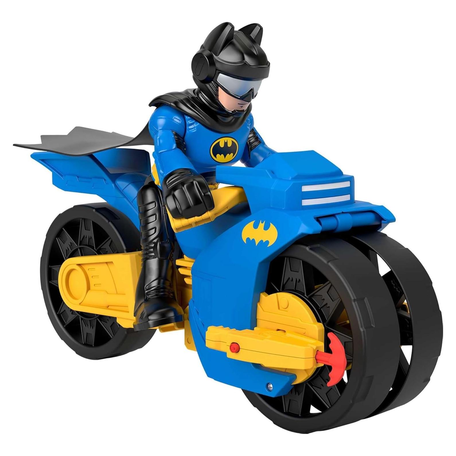 Fisher-Price Imaginext Batman XL Batcycle y figura 25.4 cm