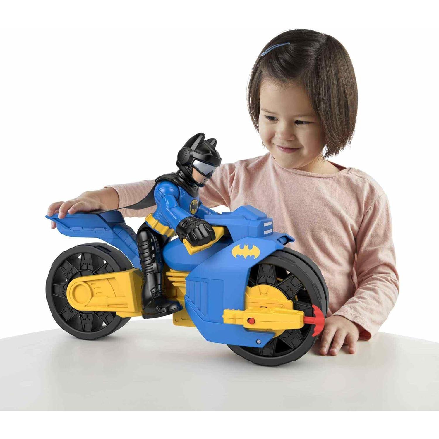 Fisher-Price Imaginext Batman XL Batcycle y figura 25.4 cm