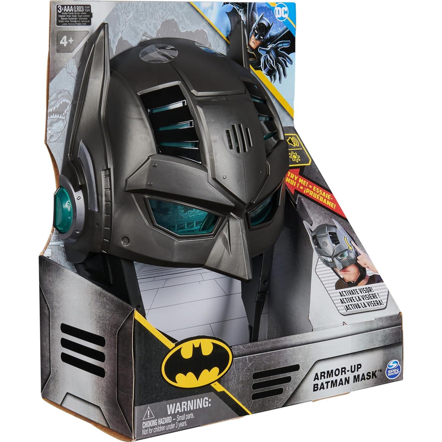 Máscara Armor-Up Batman Spin Master con Sonidos y Luces