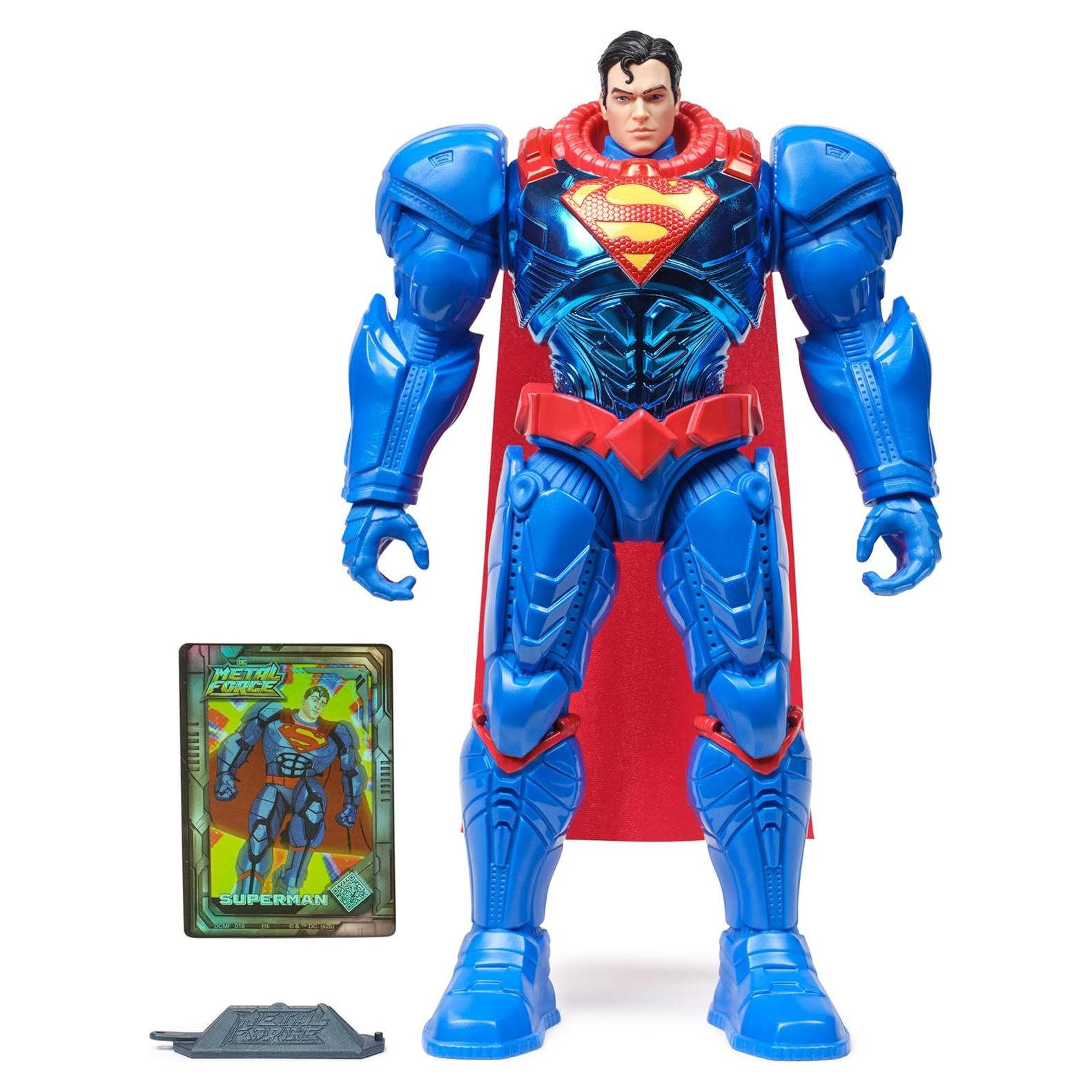 Figura de Acción Superman Metal Force 30 cm Spin Master