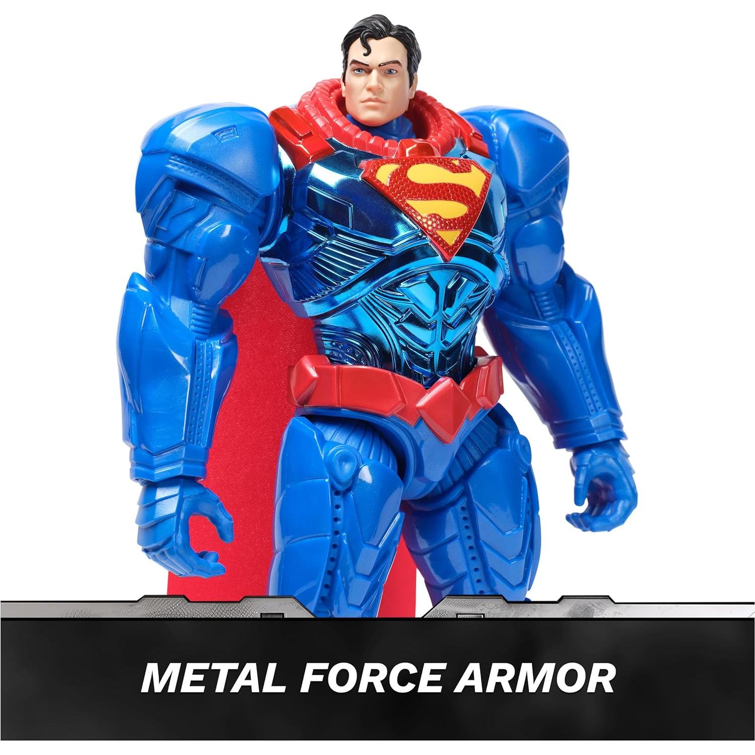 Figura de Acción Superman Metal Force 30 cm Spin Master