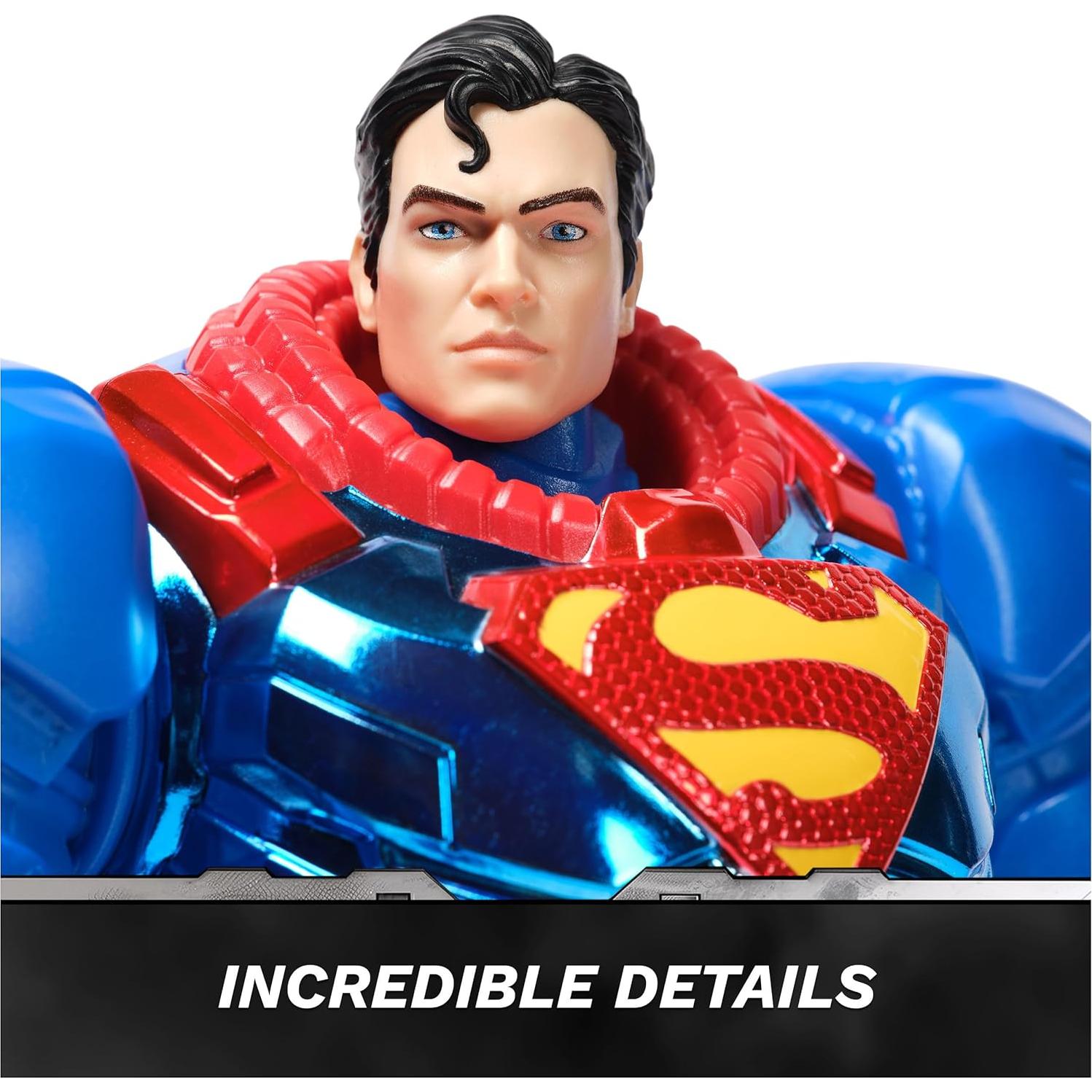 Figura de Acción Superman Metal Force 30 cm Spin Master