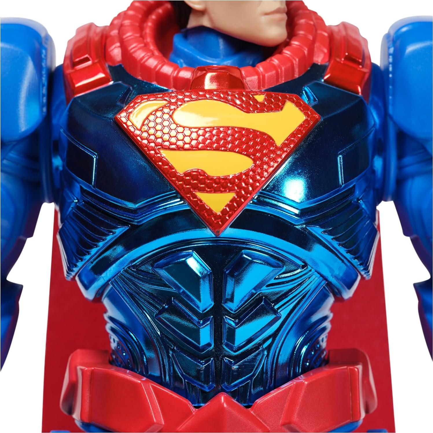 Figura de Acción Superman Metal Force 30 cm Spin Master
