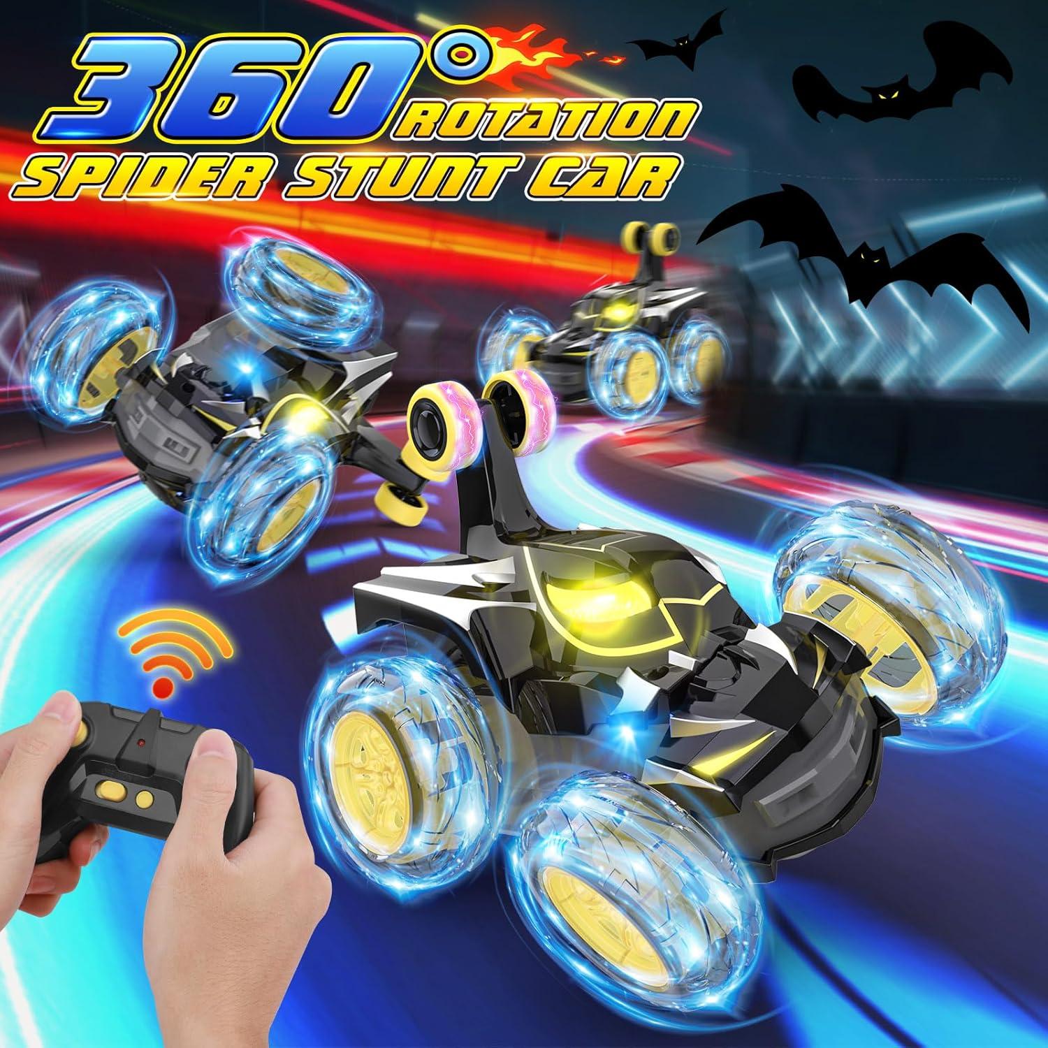 Coche RC Acrobático Mafbeanl 360° con Luces Recargables