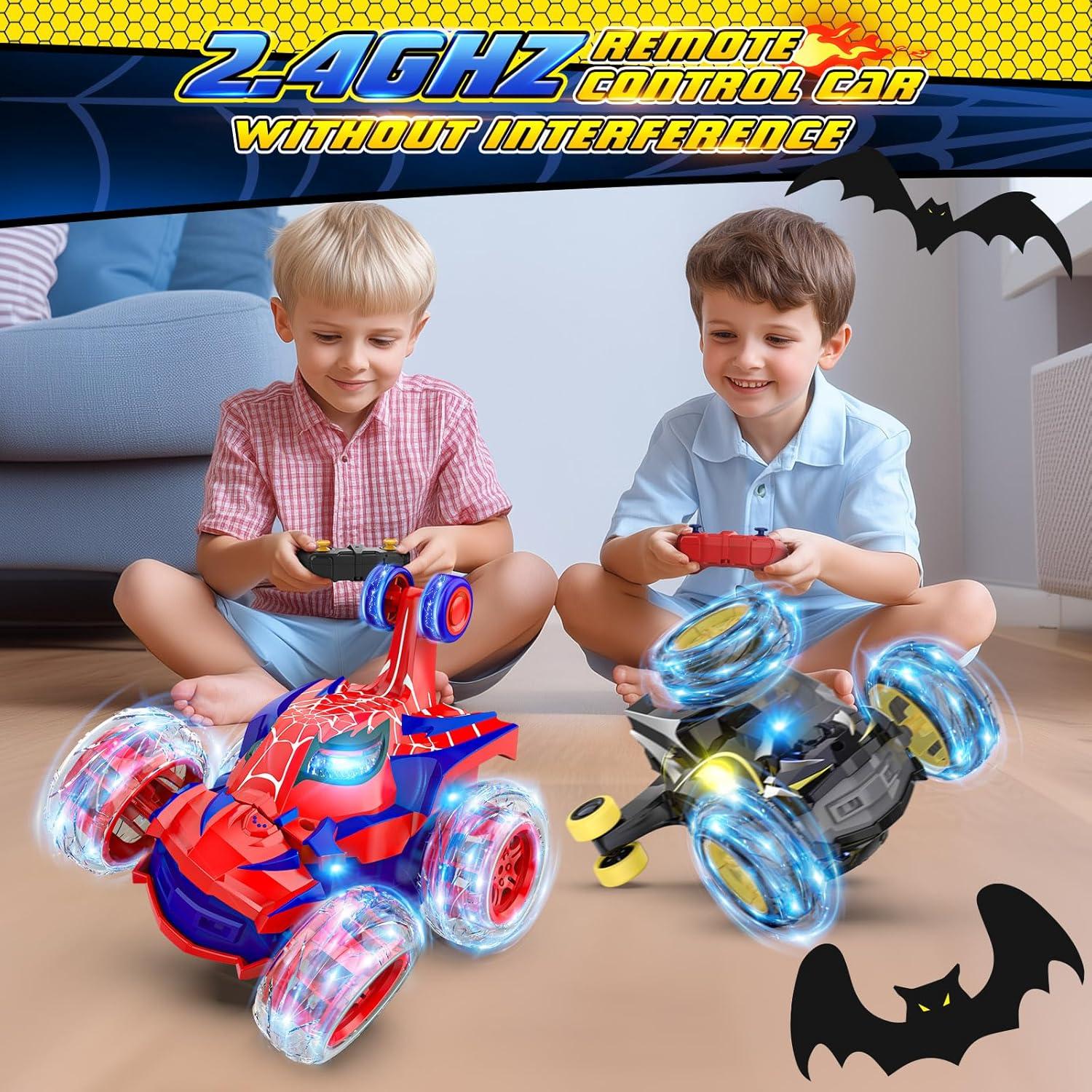 Coche RC Acrobático Mafbeanl 360° con Luces Recargables