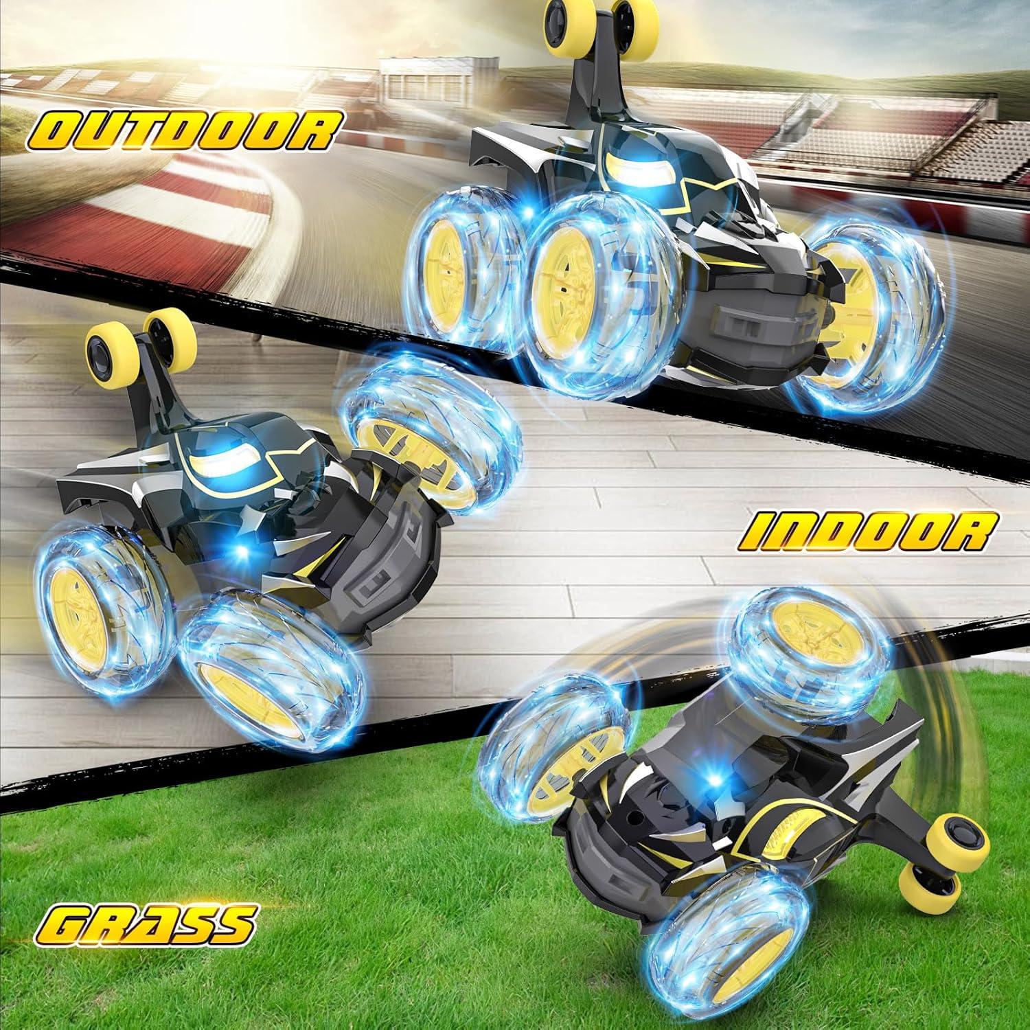 Coche RC Acrobático Mafbeanl 360° con Luces Recargables