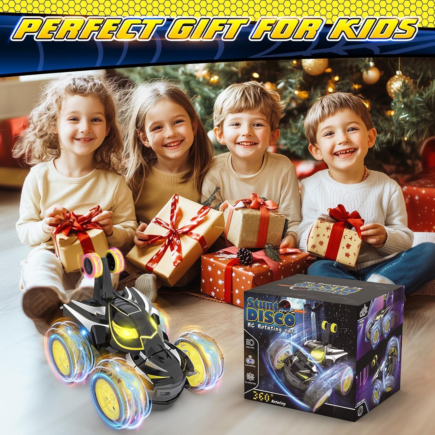 Coche RC Acrobático Mafbeanl 360° con Luces Recargables