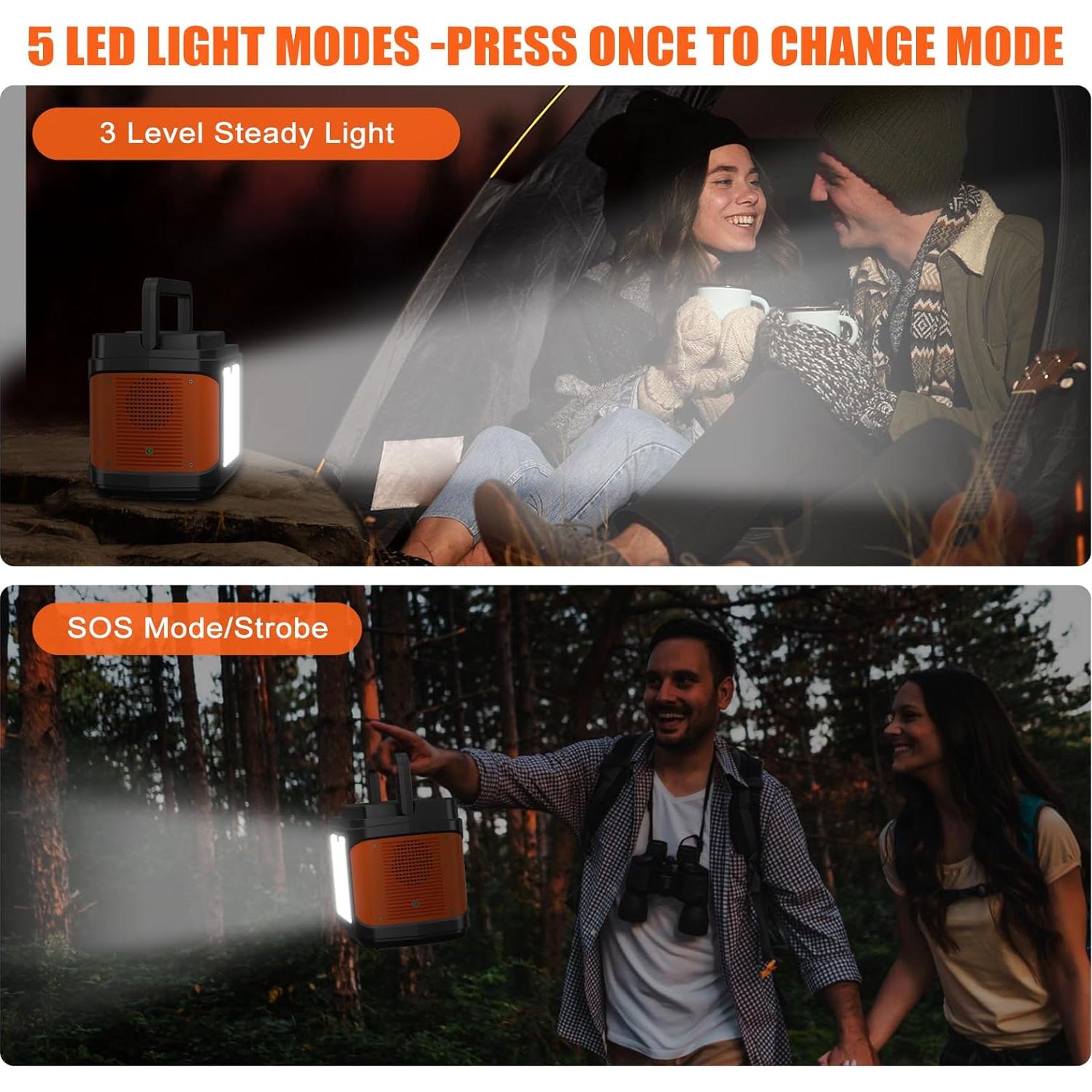 Generador Solar PGYOB P400 400W Portátil para Camping