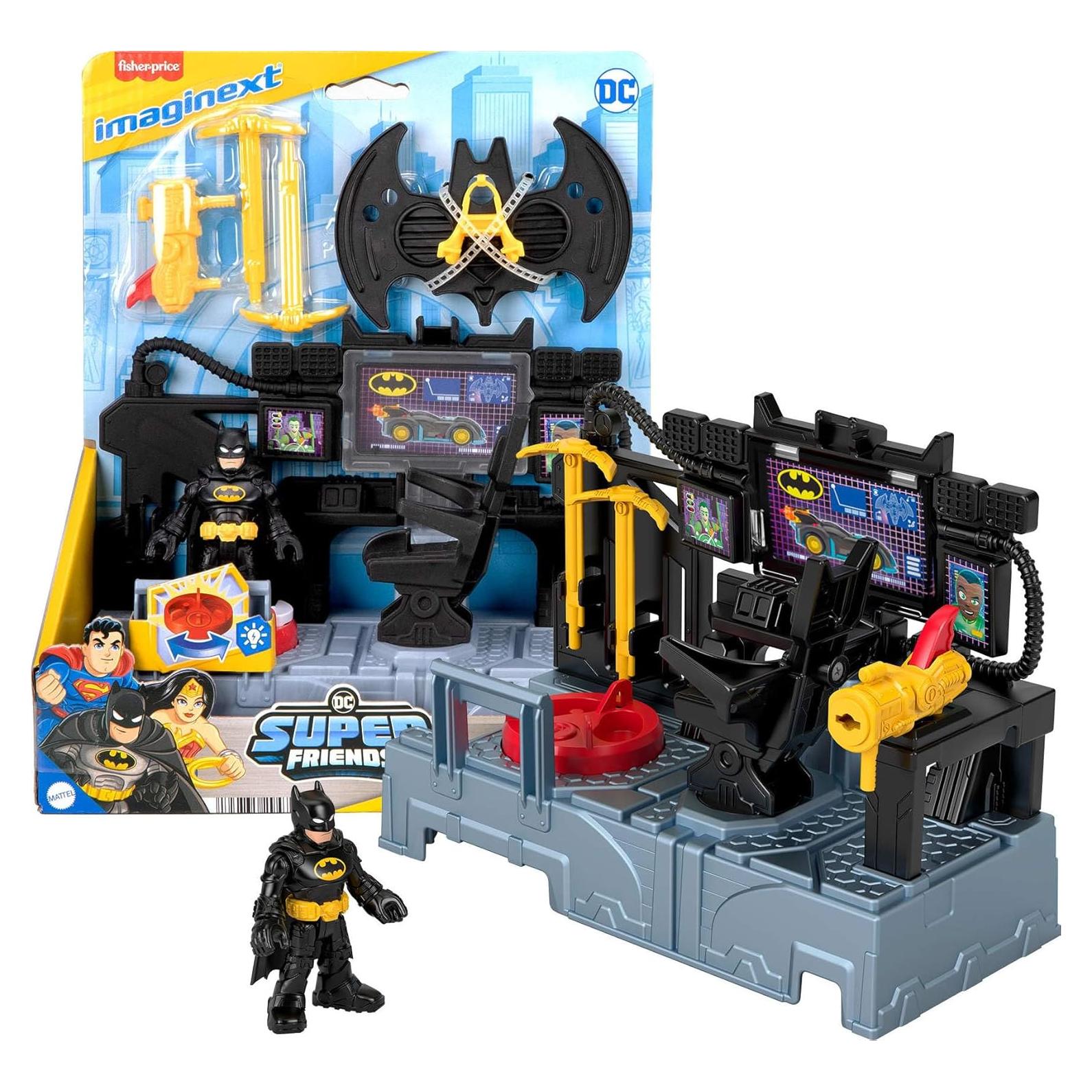 Centro de Comando Batman Fisher-Price con Luces y Proyectiles