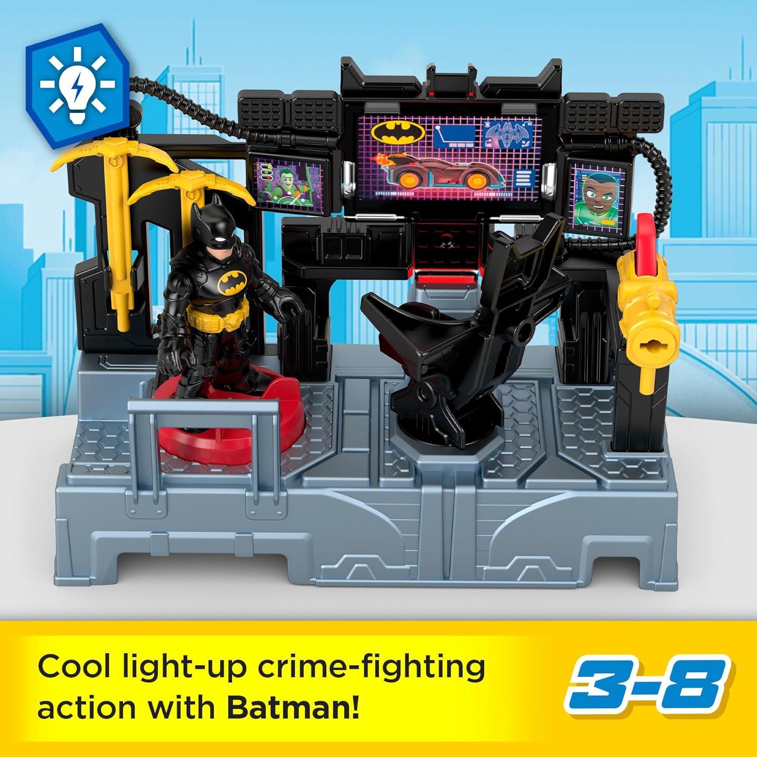 Centro de Comando Batman Fisher-Price con Luces y Proyectiles