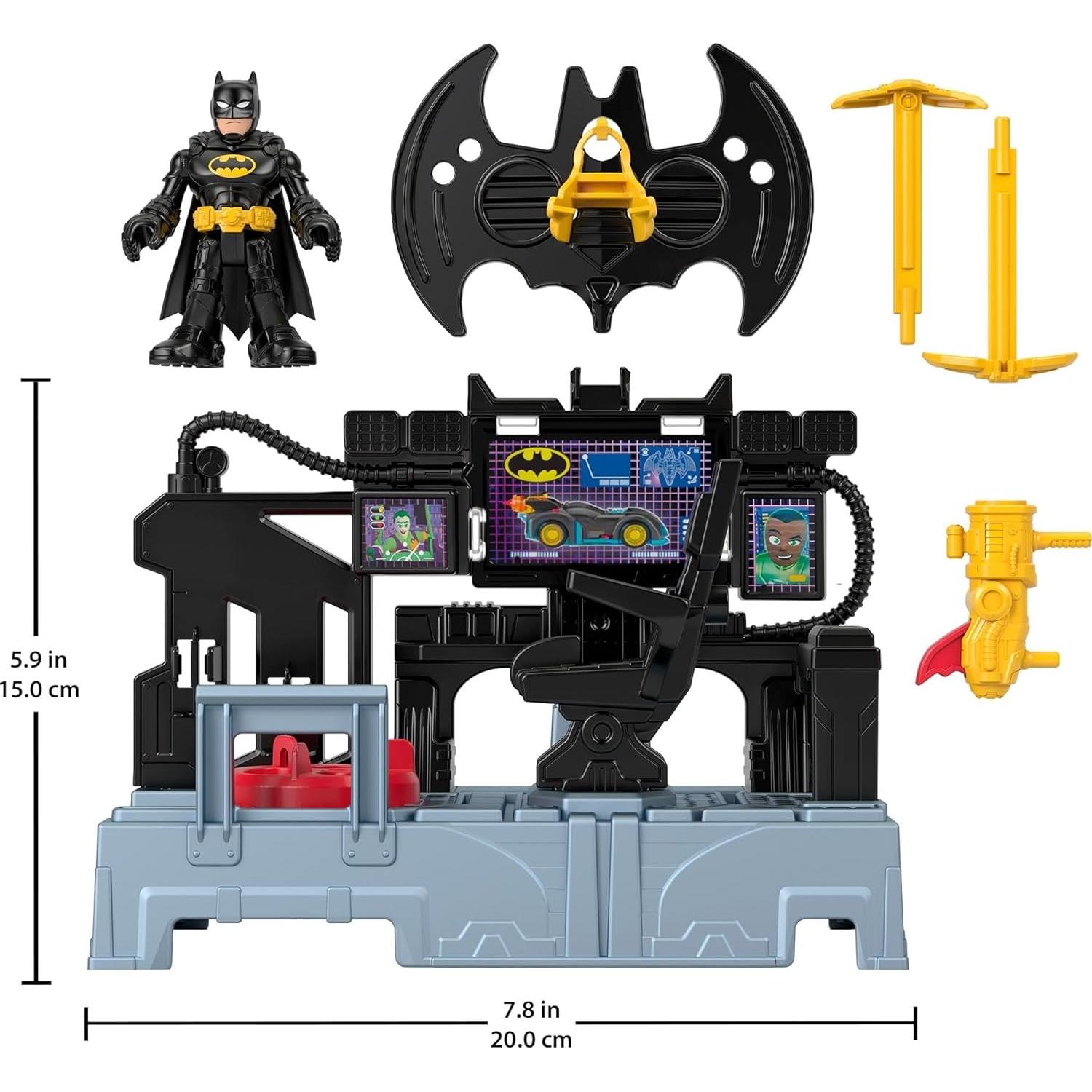Centro de Comando Batman Fisher-Price con Luces y Proyectiles