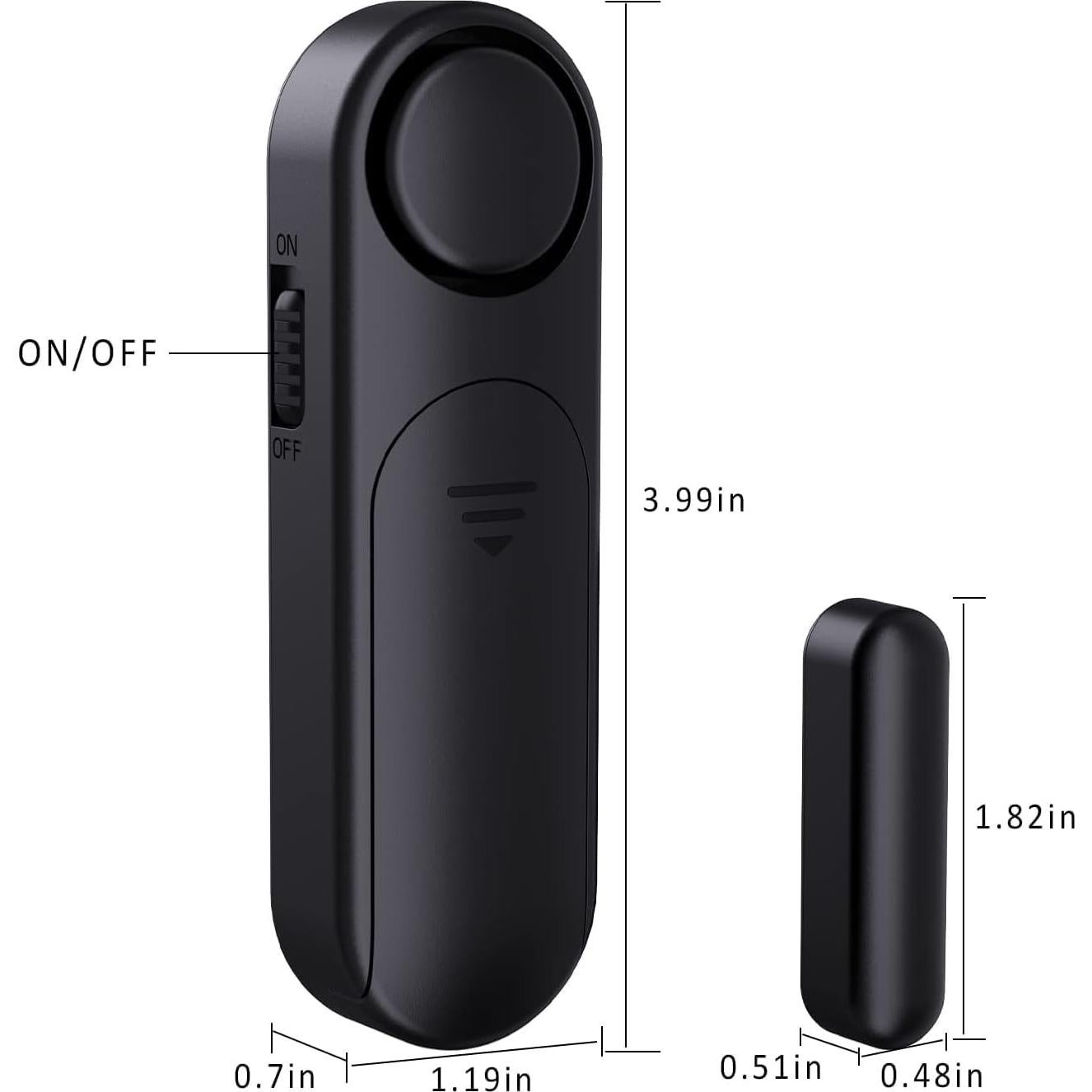 Paquete de 5 Alarmas de Ventana AKOYU 120dB Seguridad