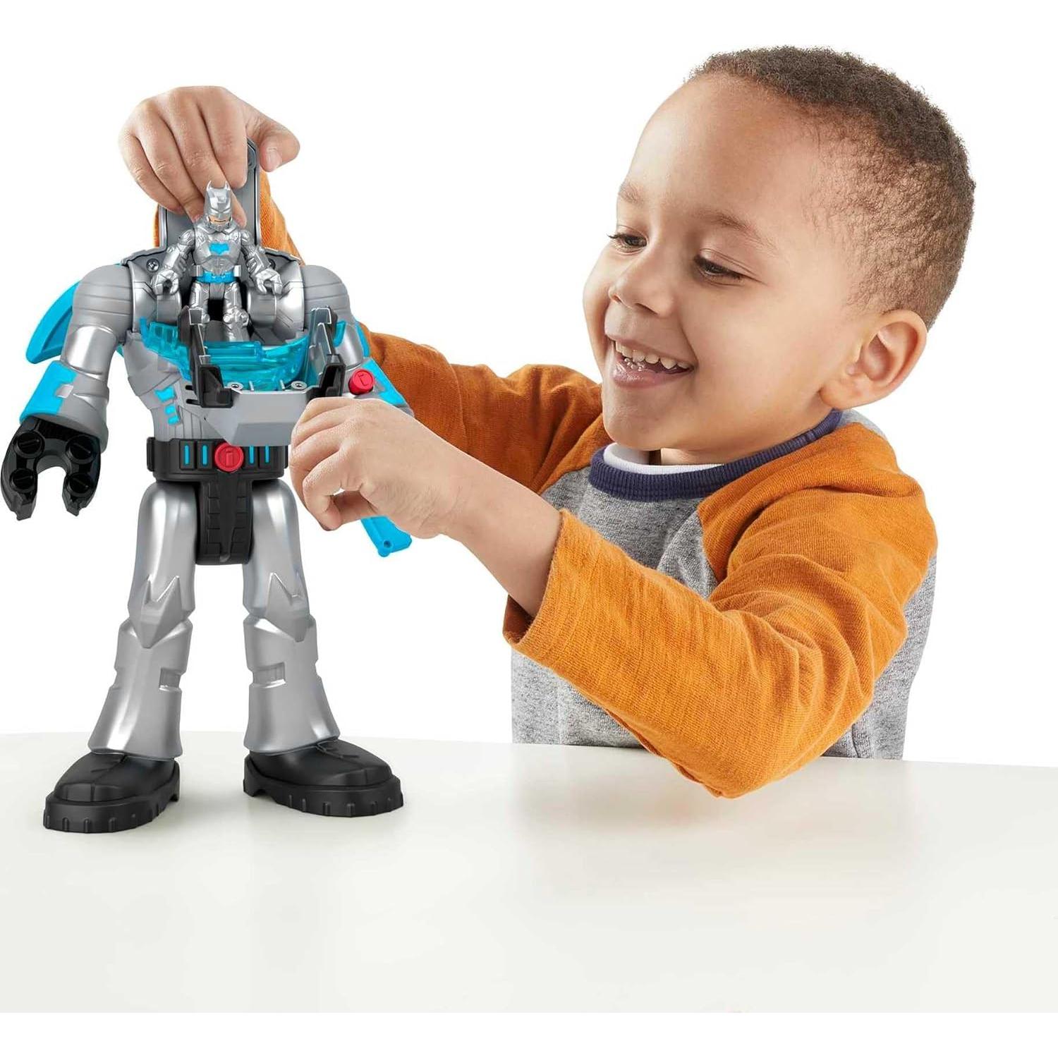 Fisher-Price Batman Exo Suit Robot 31 cm con Luces y Sonidos