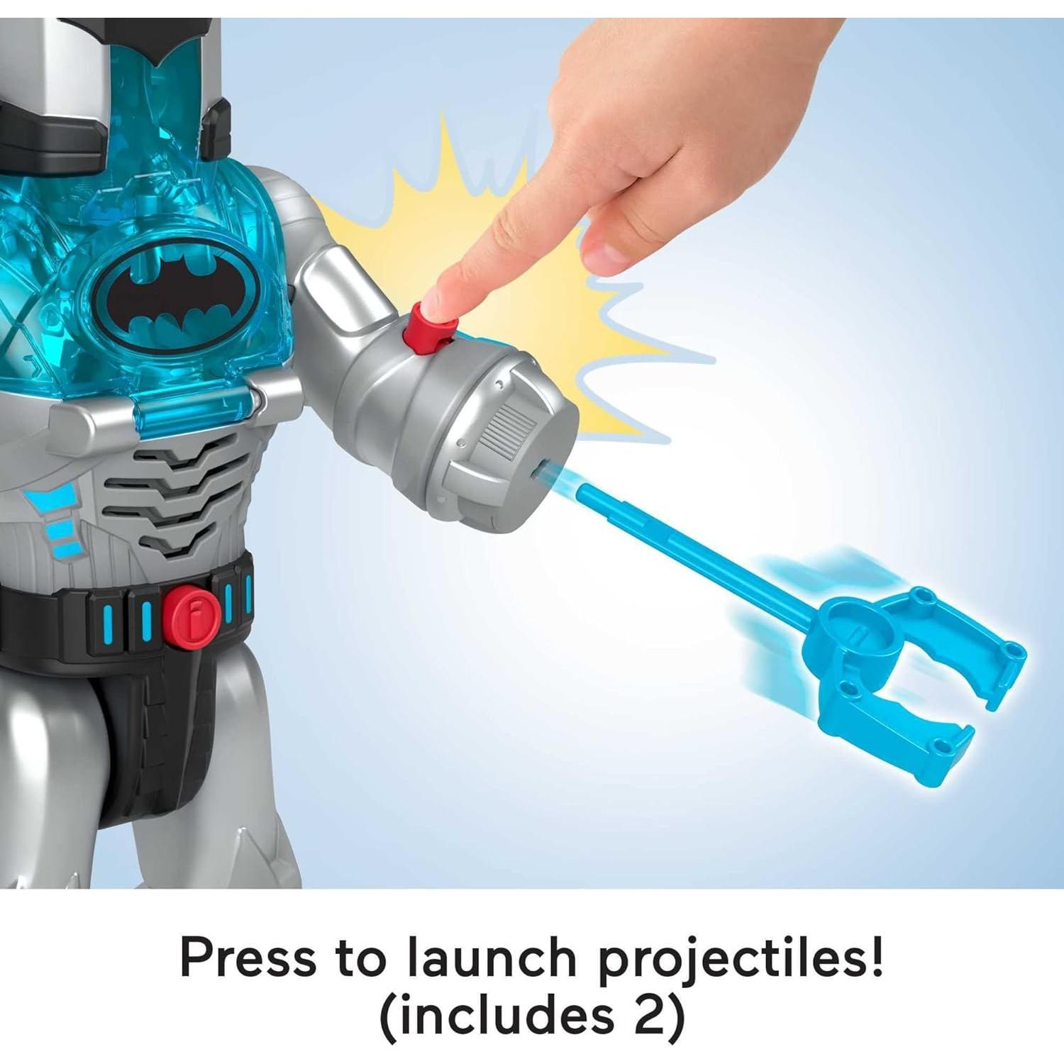 Fisher-Price Batman Exo Suit Robot 31 cm con Luces y Sonidos