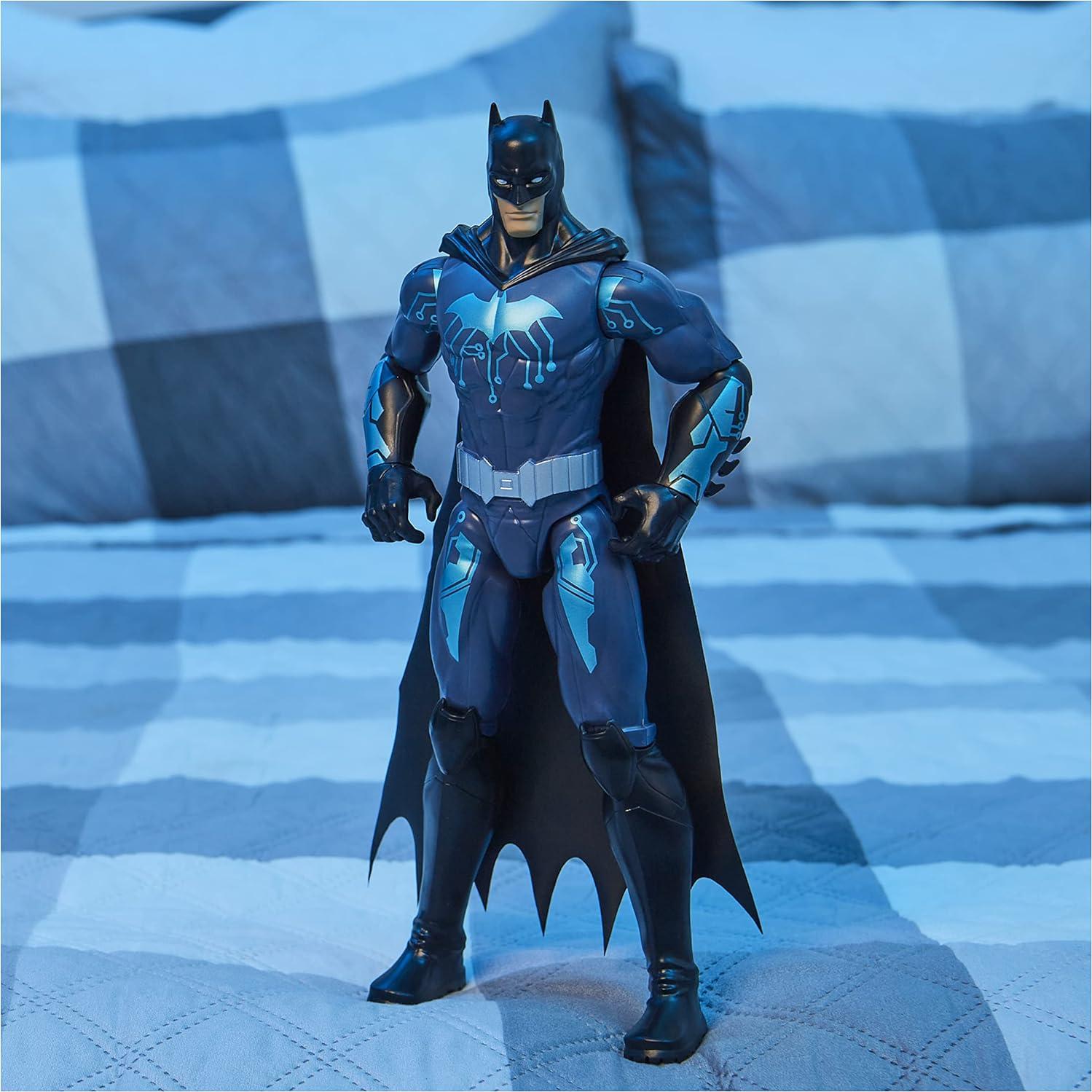 Figura de Acción Batman 30 cm Spin Master Traje Negro/Azul