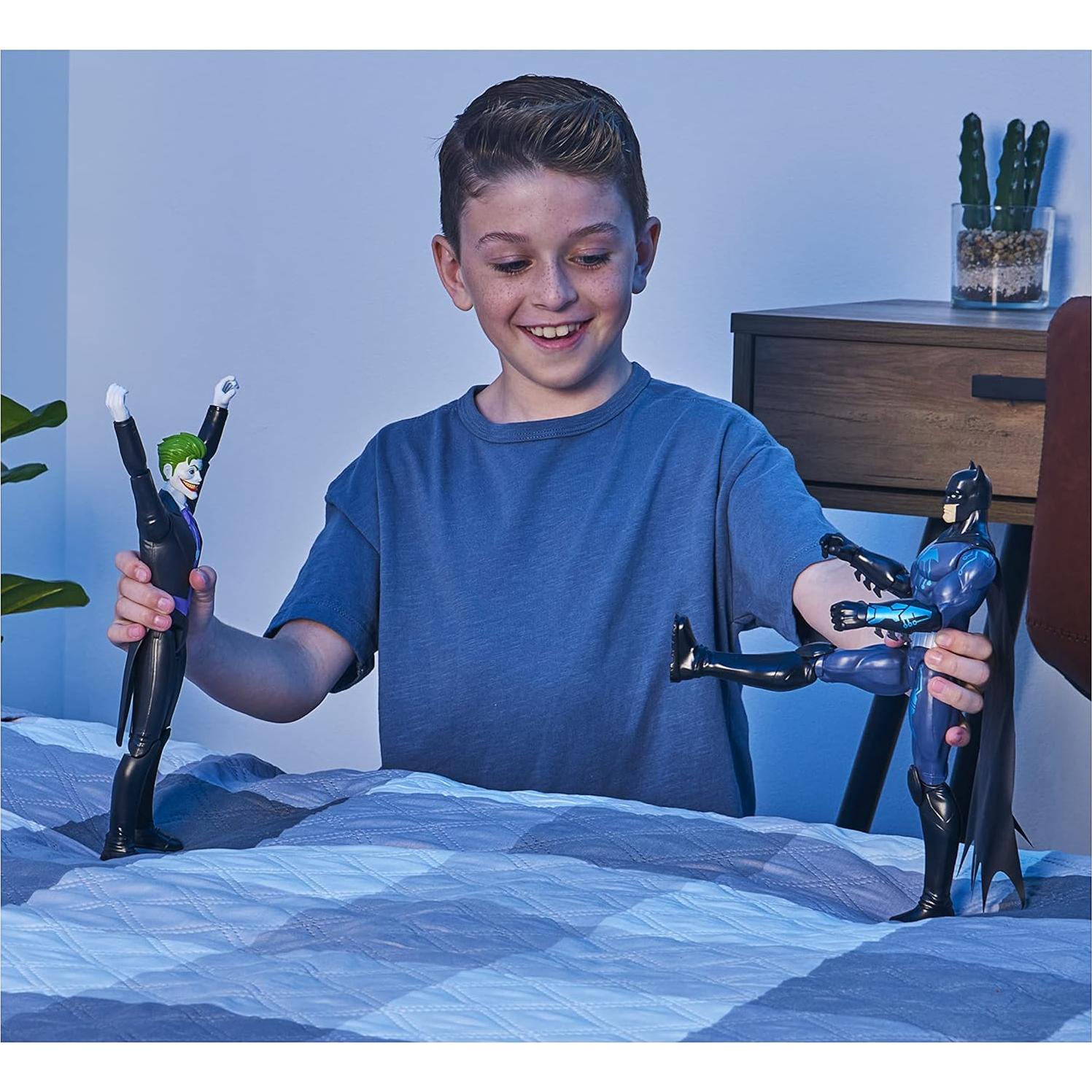 Figura de Acción Batman 30 cm Spin Master Traje Negro/Azul