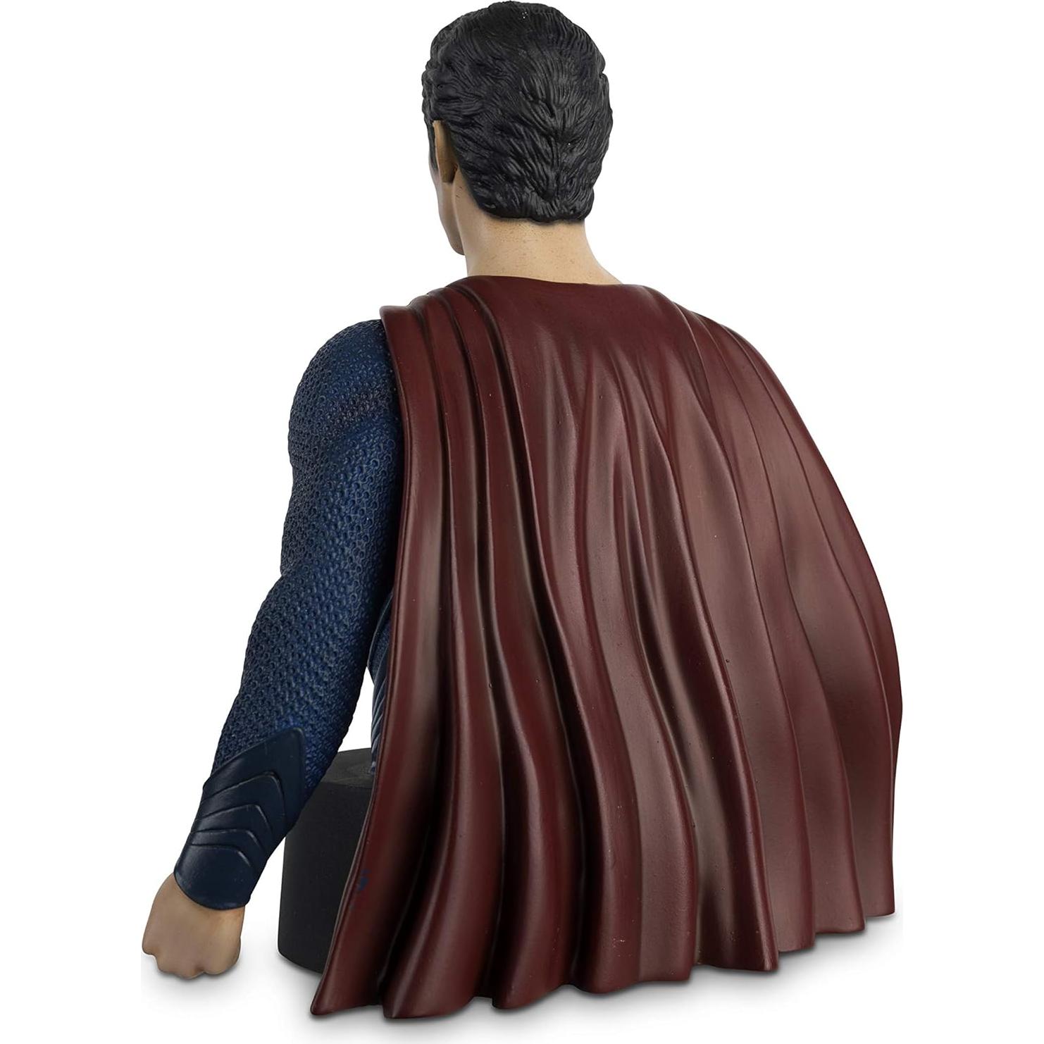 Eaglemoss DC Batman Universe Collector's Busts: #15 Superman (Man of Steel) Bust Toy, Multicolor, 5 inches