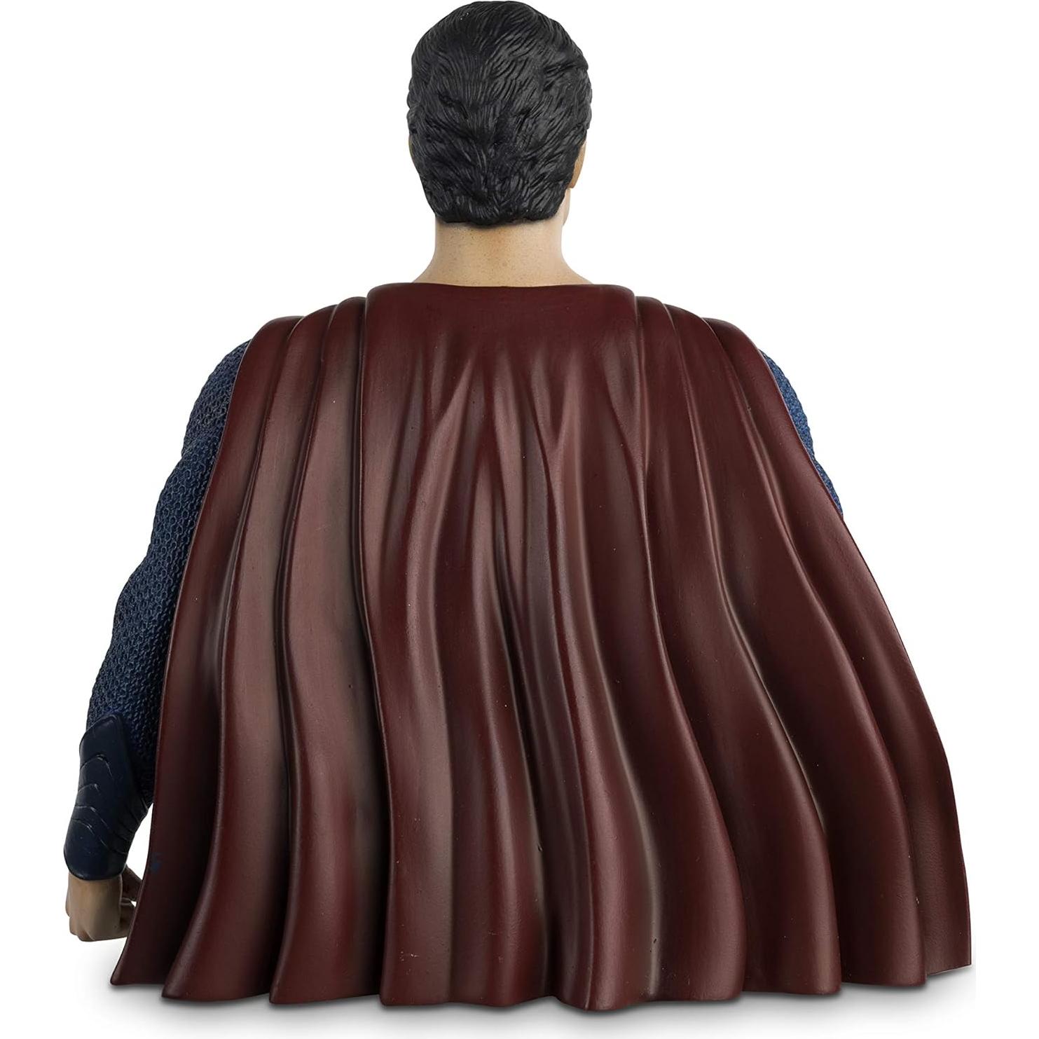 Eaglemoss DC Batman Universe Collector's Busts: #15 Superman (Man of Steel) Bust Toy, Multicolor, 5 inches