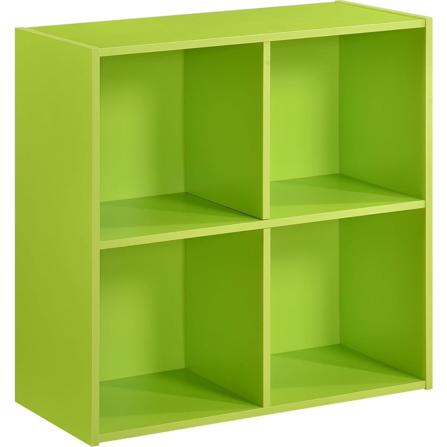 Estantería Organizador 4 Cubos Muebles Kings Brand George Verde