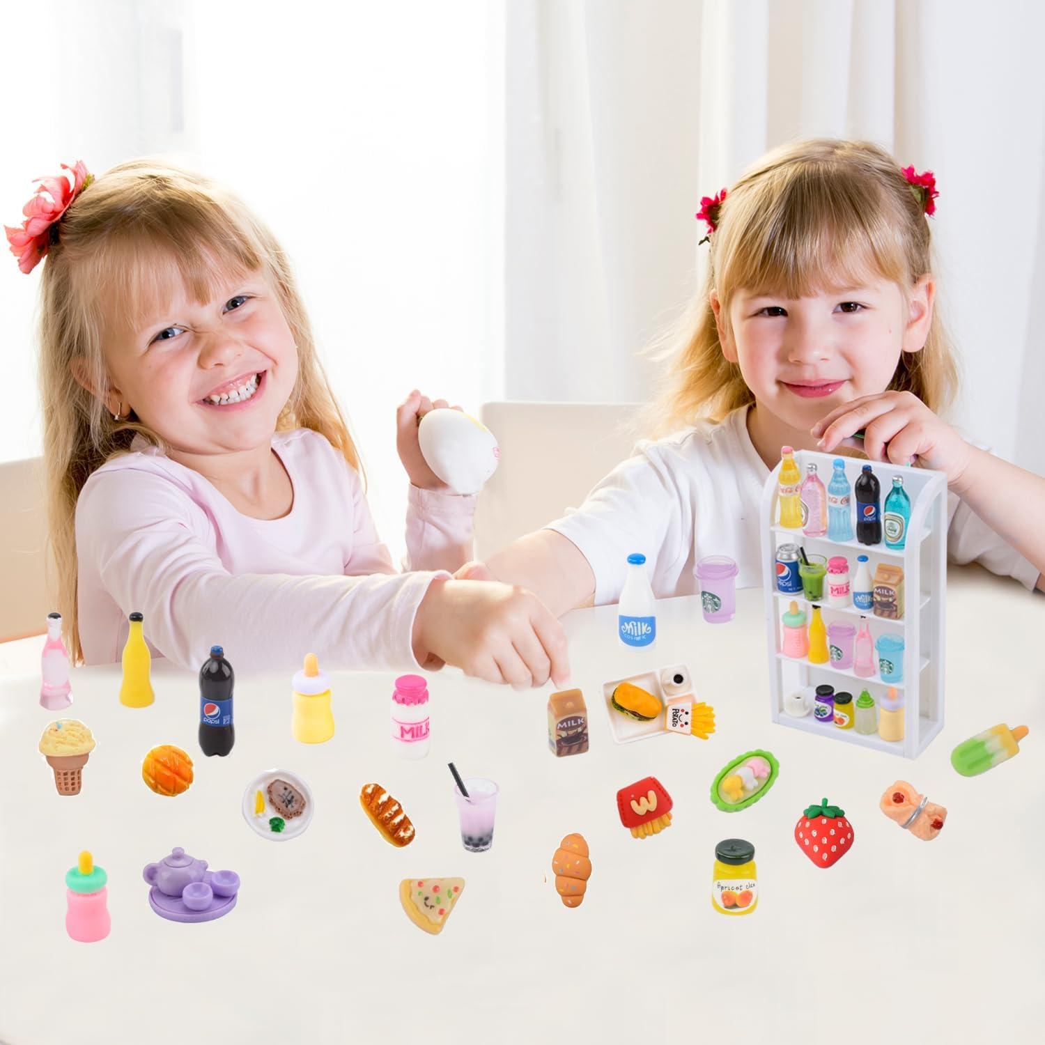 Set de 100 Accesorios de Comida Miniatura MUYIZI con Caja