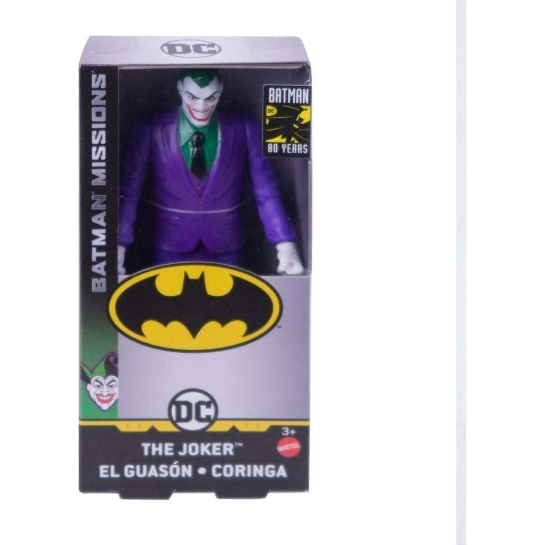 Figura de juguete Joker 15 cm Mattel Batman Missions