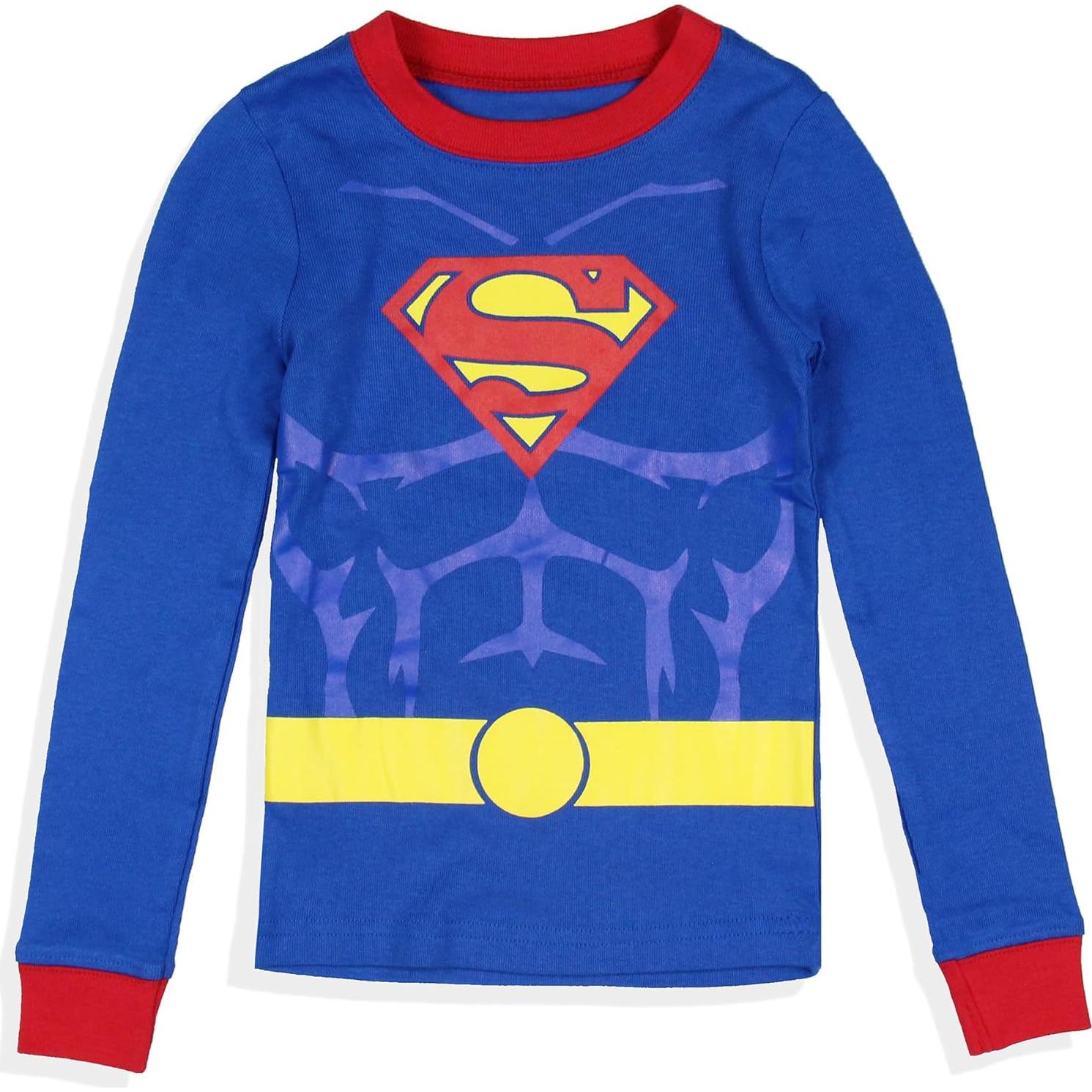 Pijama de Superhéroe DC Comics para Niños Pequeños - 100% Algodón